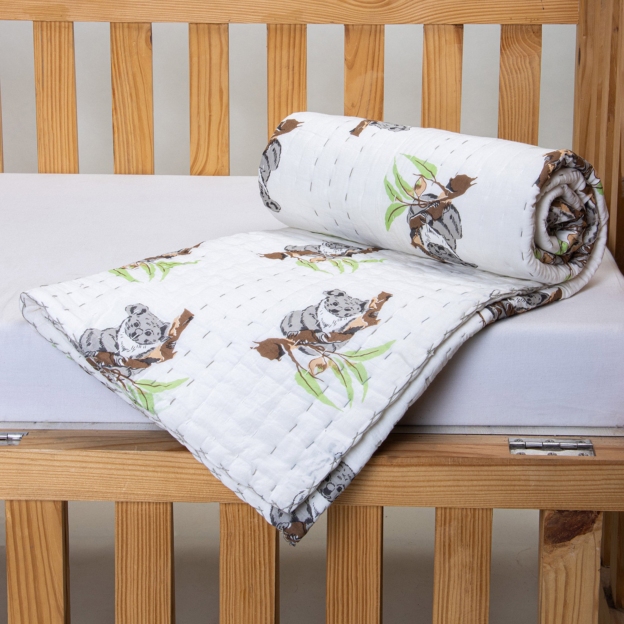 Animal Printed Soft Baby Blanket Set