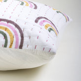 Kantha Rainbow Print Cotton Pillow Covers