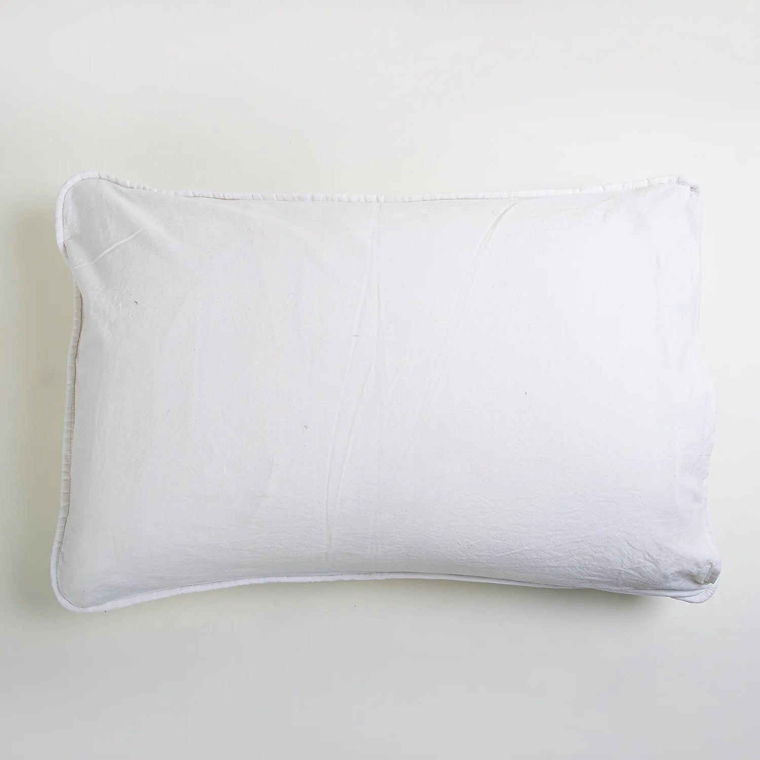 Kantha Blue Palm Print Pure Cotton Pillow Covers