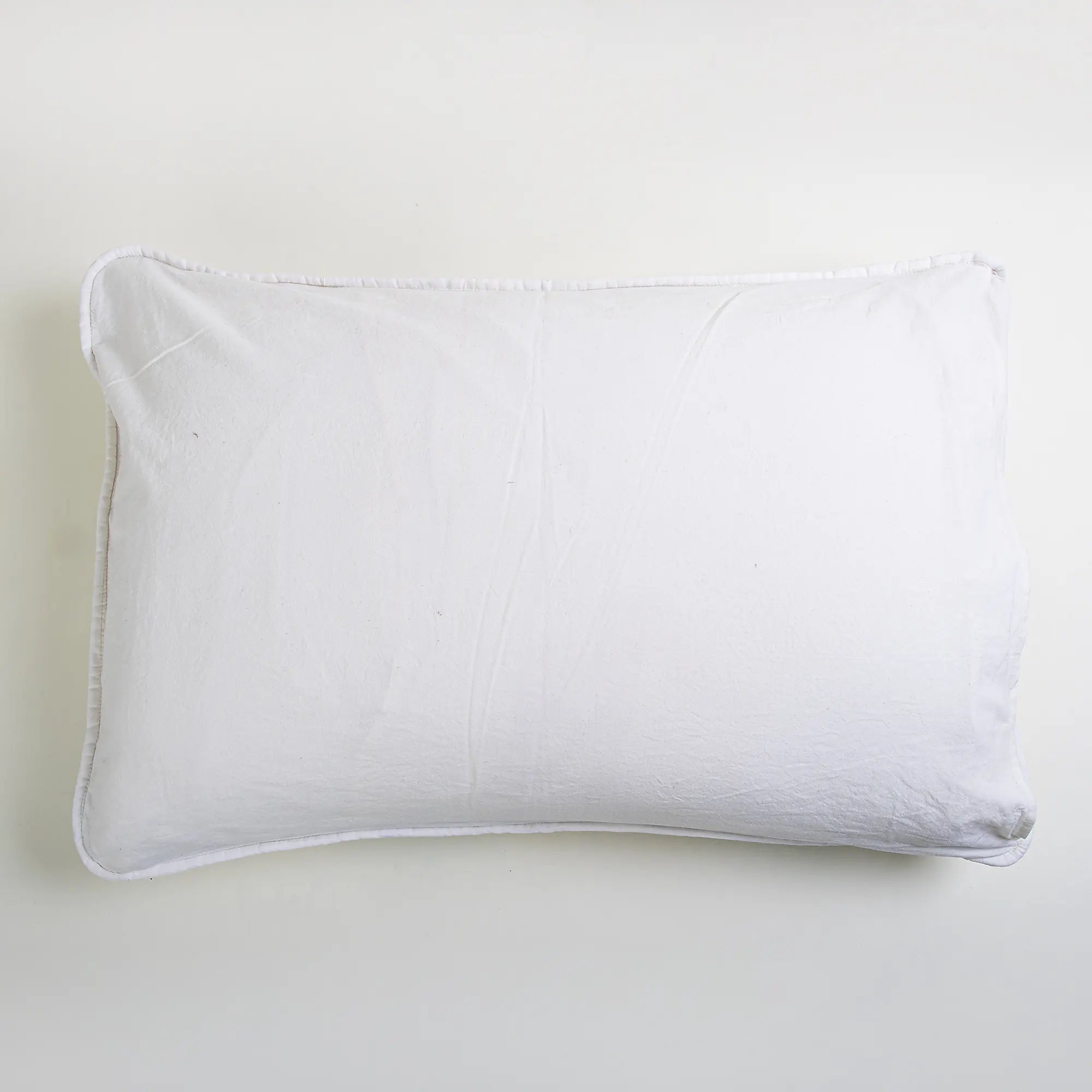 Kantha Blue Palm Print Pure Cotton Pillow Covers