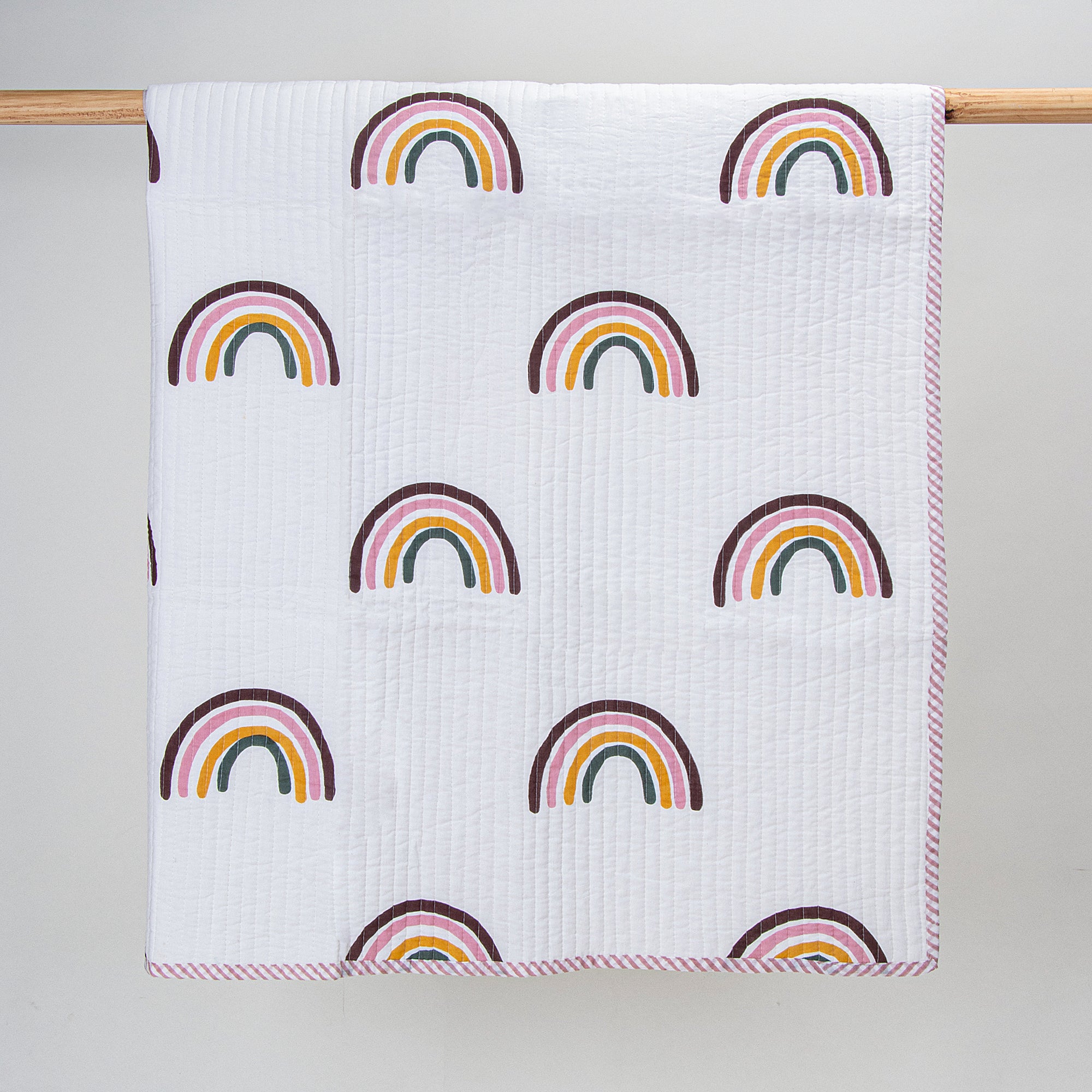 Multicolor Rainbow Soft Best Baby Blankets