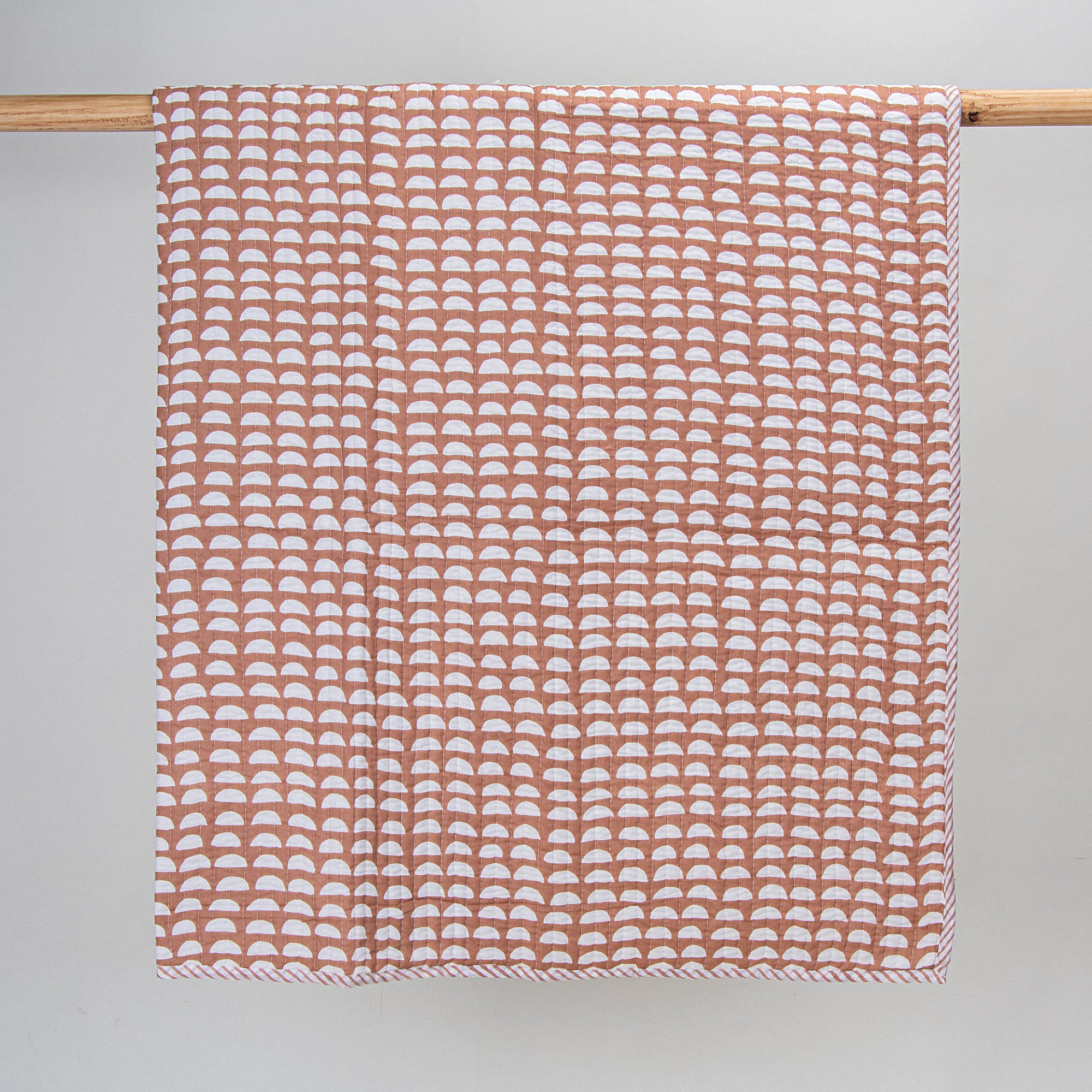 Brown Sunrise Soft Cotton Baby Receiving Blankets