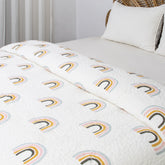 Pure Cotton Rajai Blanket Yellow Sunrise Printed