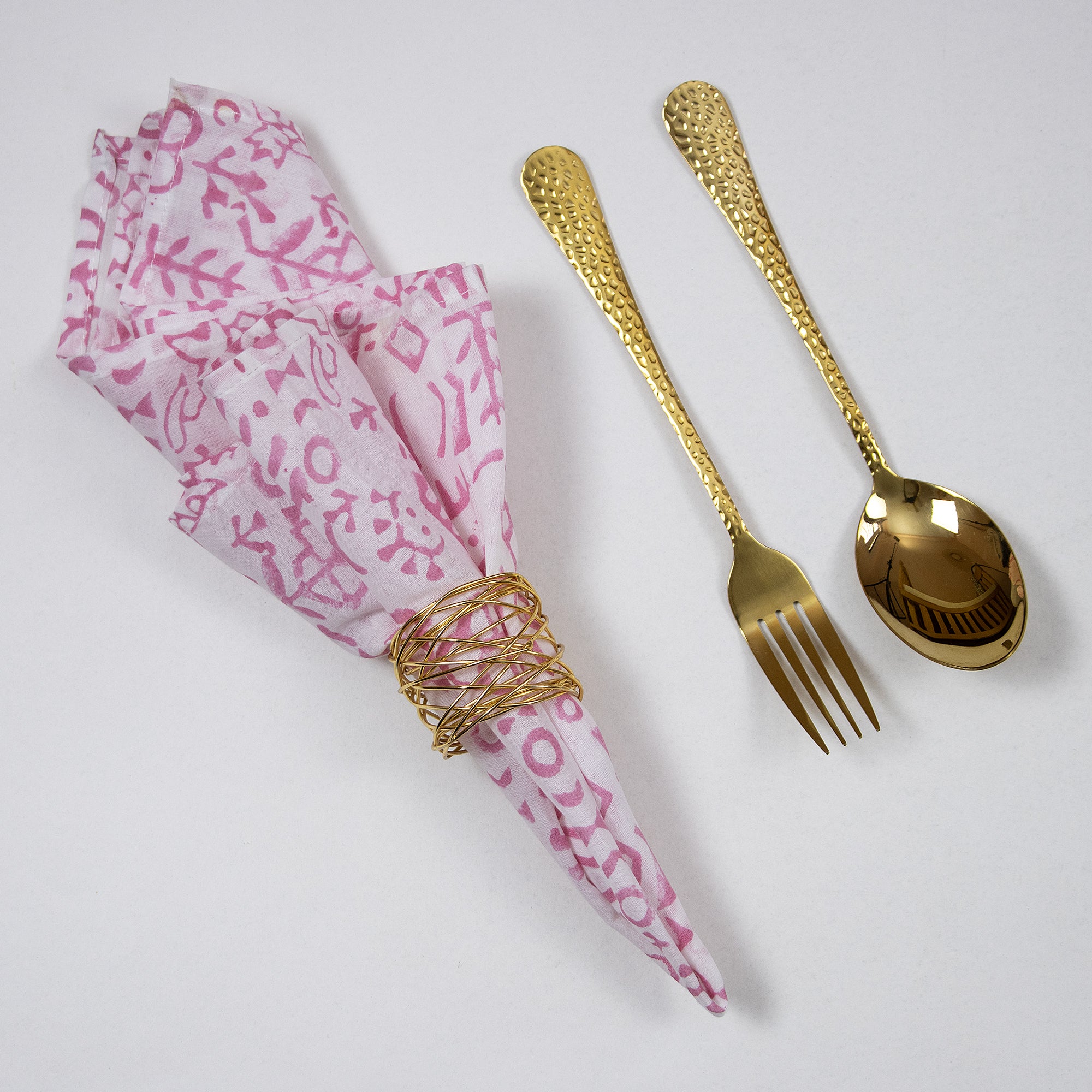 Hand Block Printed Cotton Dining Napkin Cloth