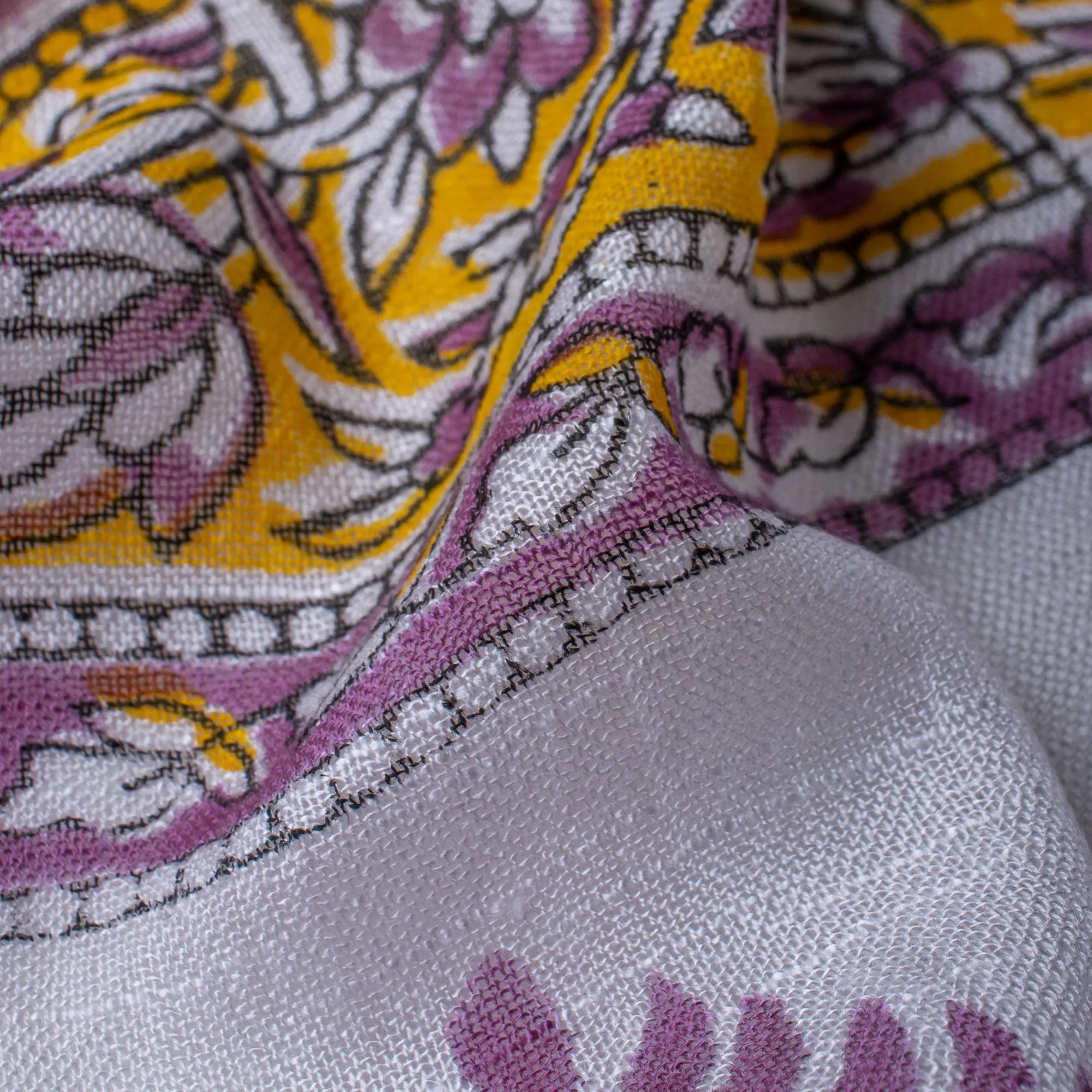 Golden Orchid Printed Stoles and Cotton Stoles for Ladies