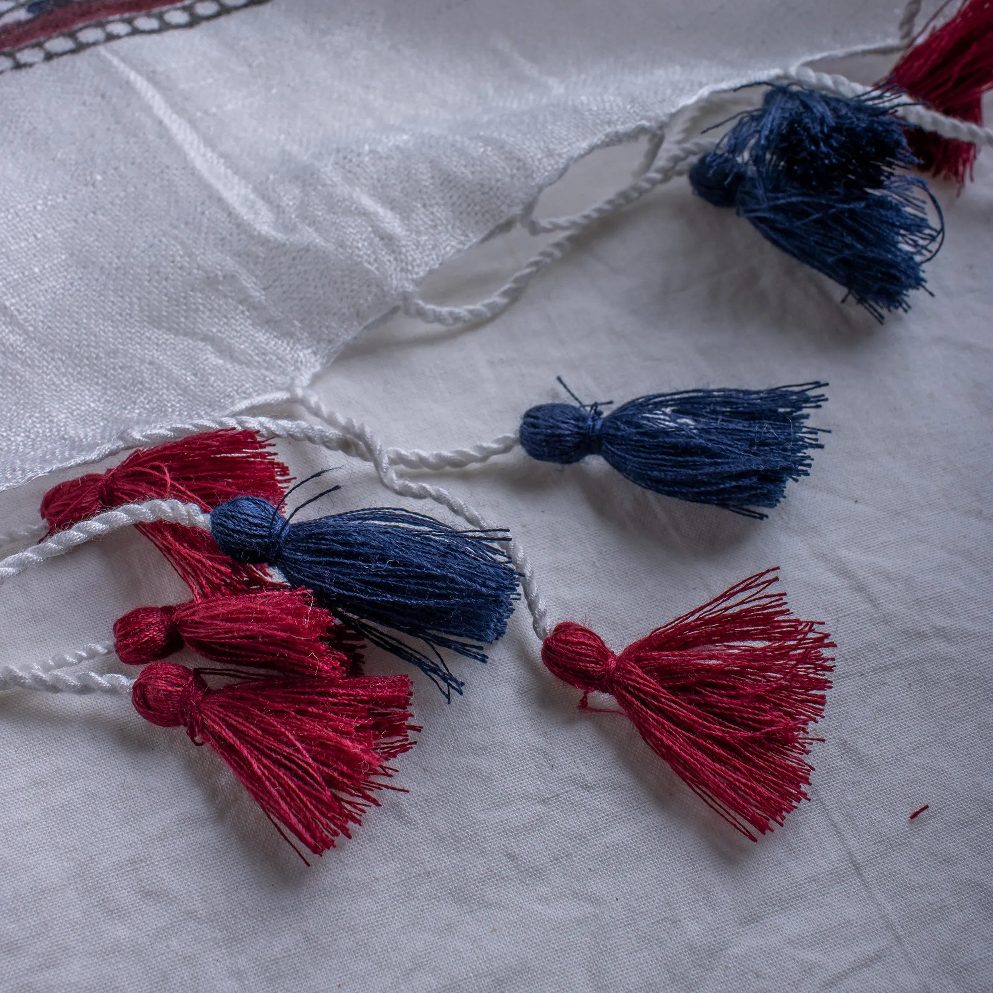 Maroon Twilight Block Printed Cotton Stoles