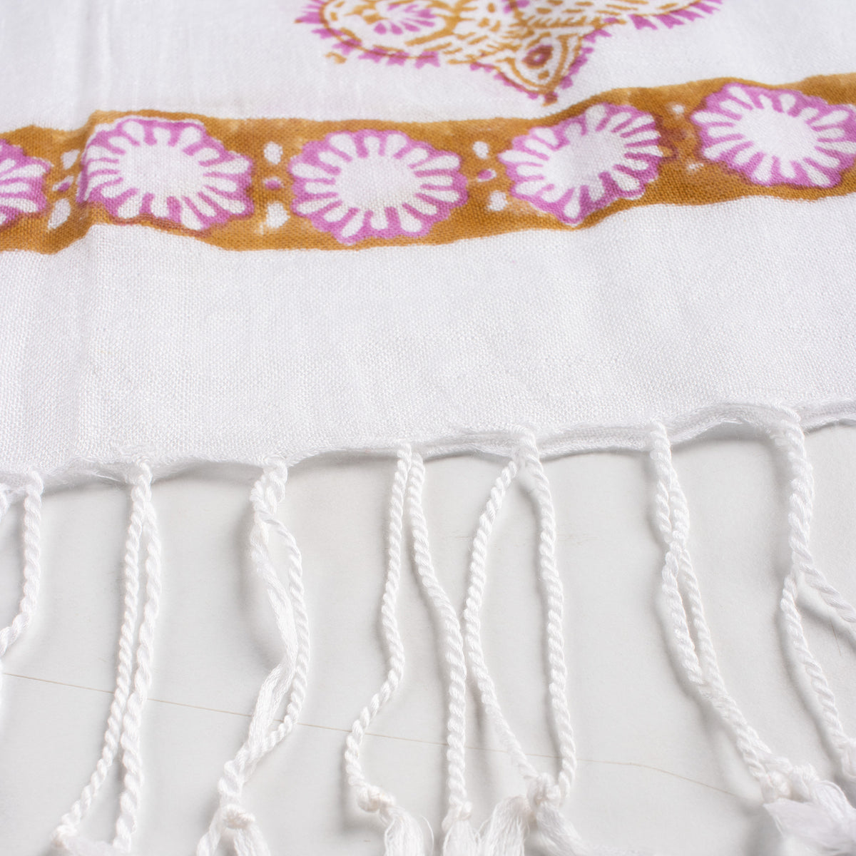 Premium Floral Printed Linen Stole For Women