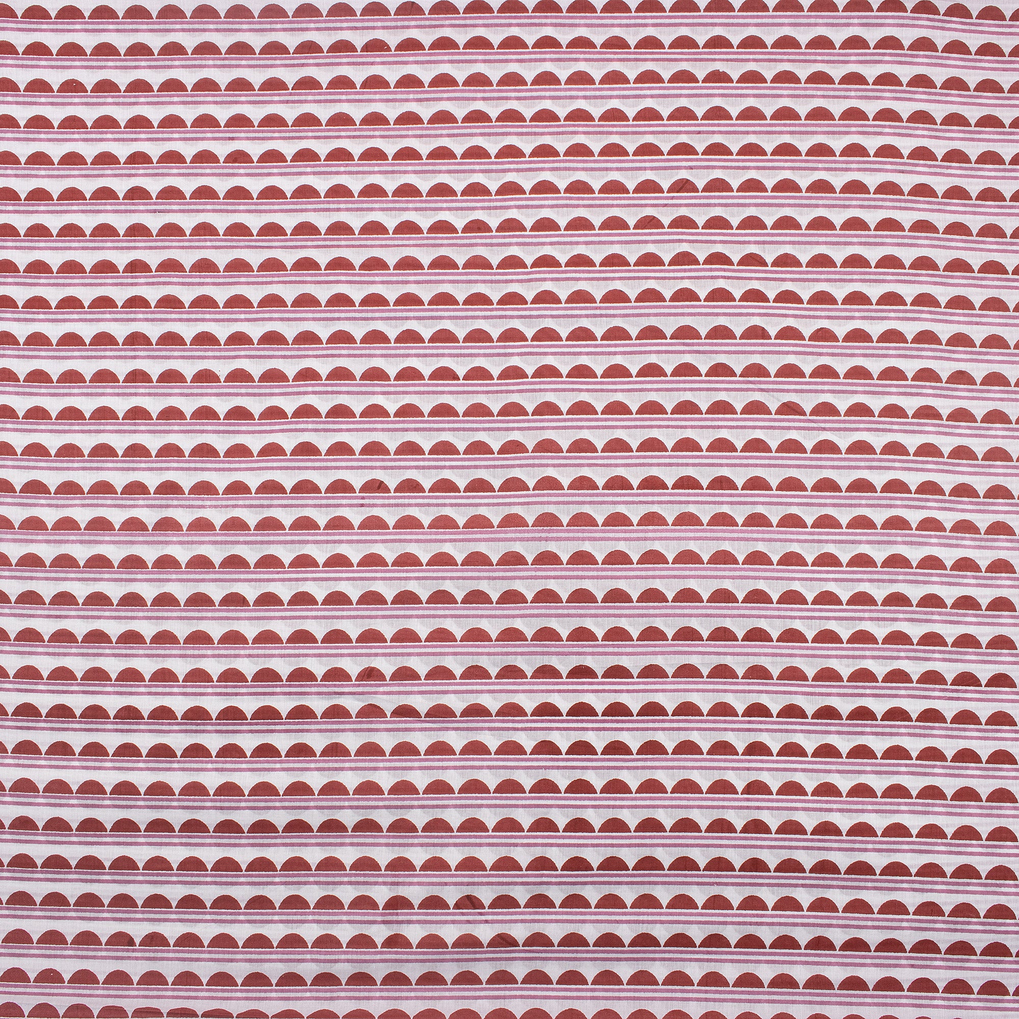 Red Indian Jaipuri Block Print Cotton Fabric