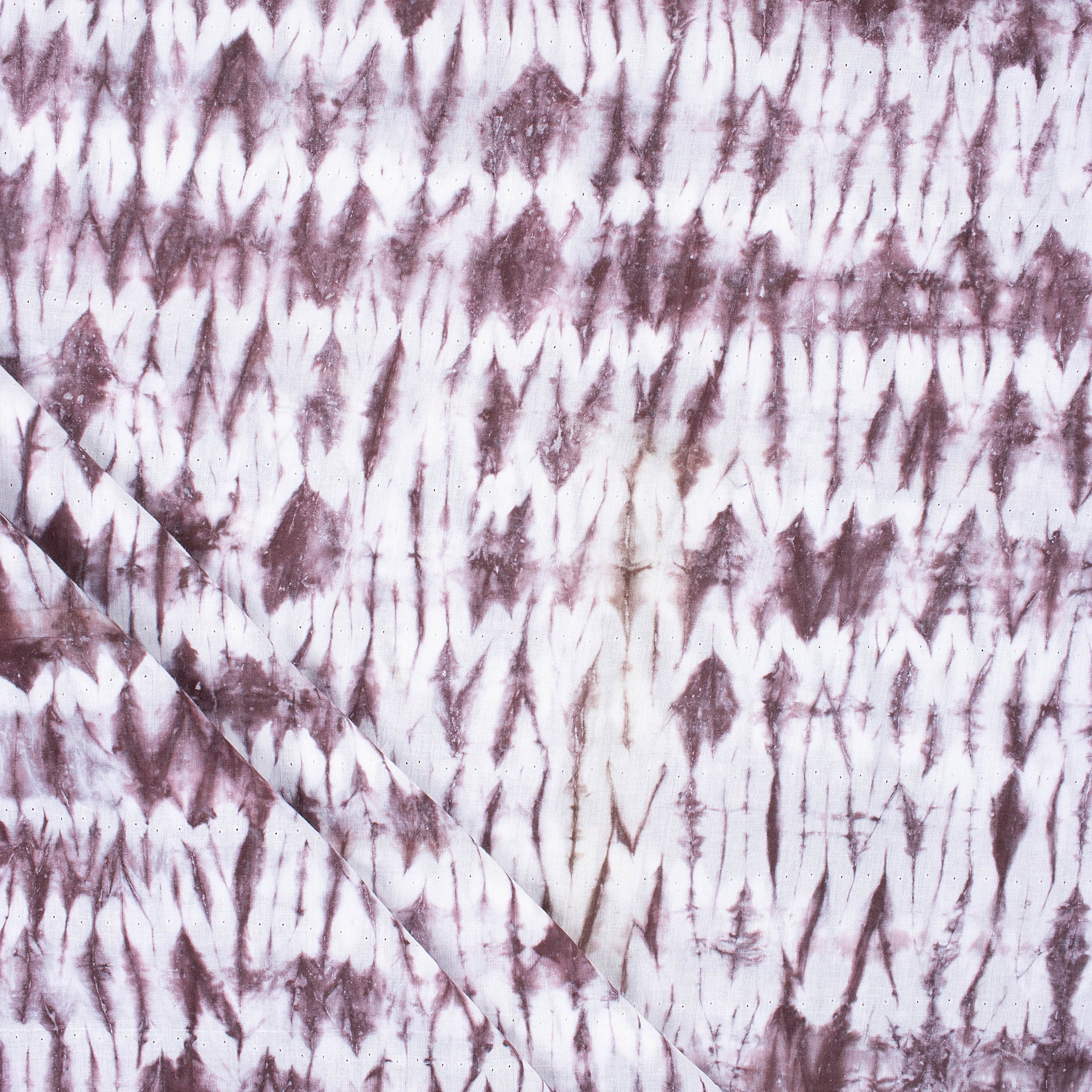 Red Tie Dye Shibori Cotton Fabric