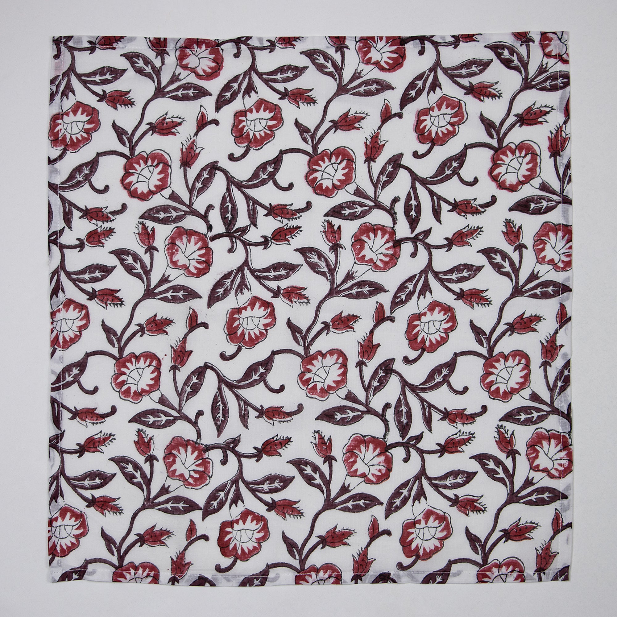 Reusable Cotton Hand Block Printed Napkin Online