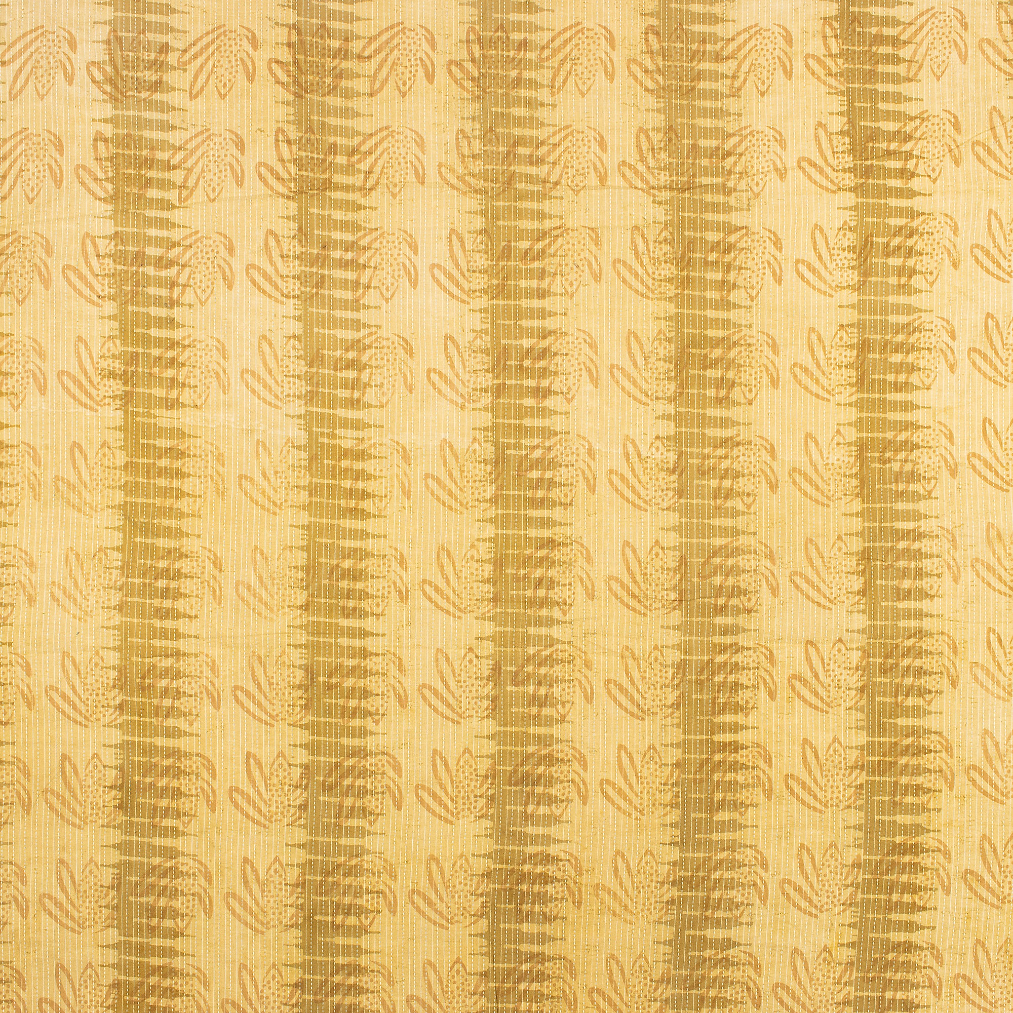 Shoft Cotton Hand Block Printed Dabu Kantha Fabric