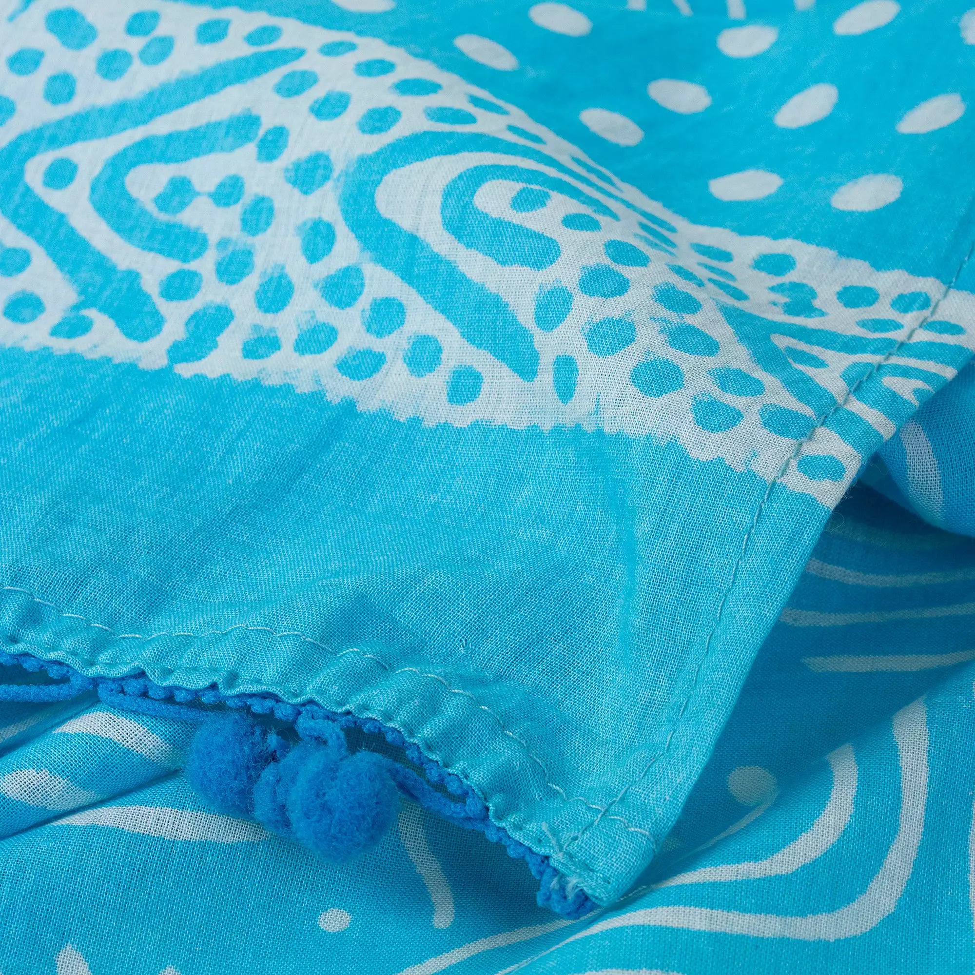 Sky Blue Cotton Dupatta Scarf for women Online