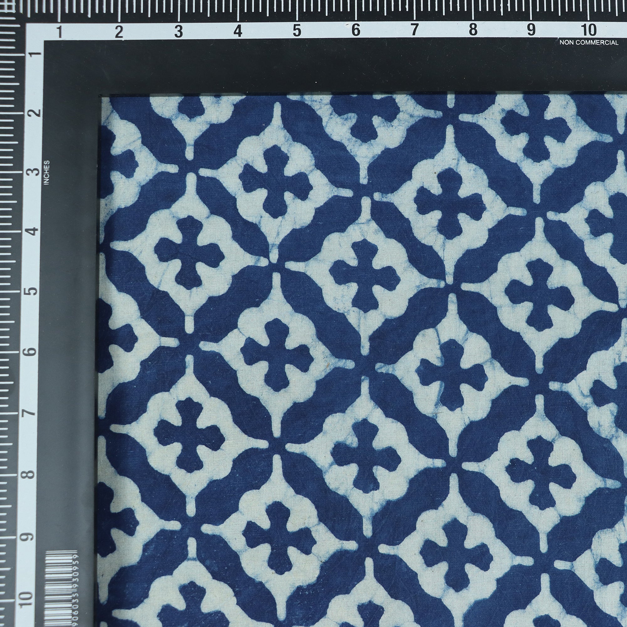 Soft Unique Hand Block Printed Indigo Fabric