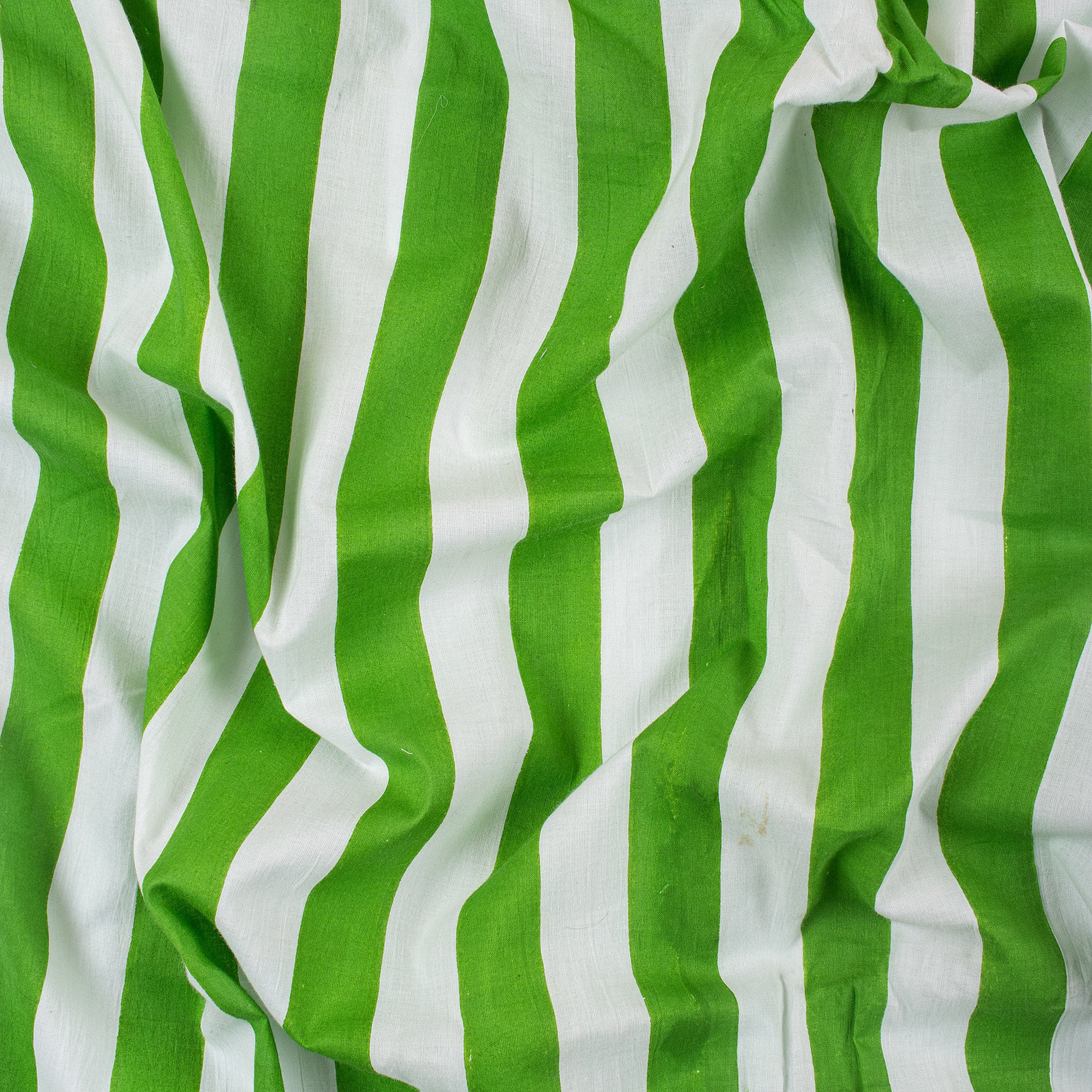 Striped Printed Cotton Fabric By The Yard