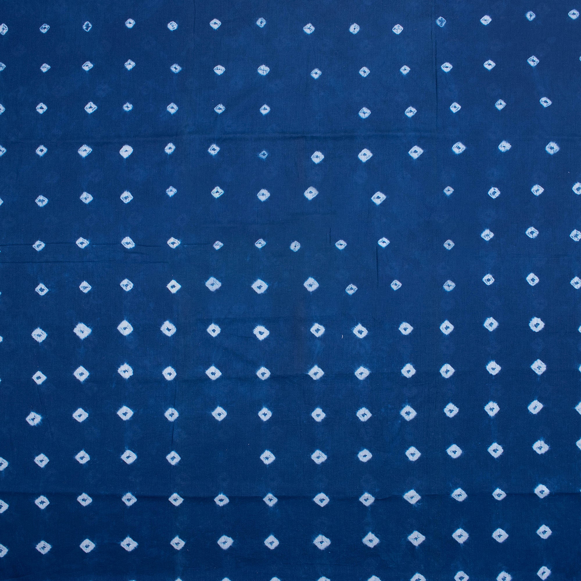 Stylish Blue Cotton Shibori Tie Dye Fabric