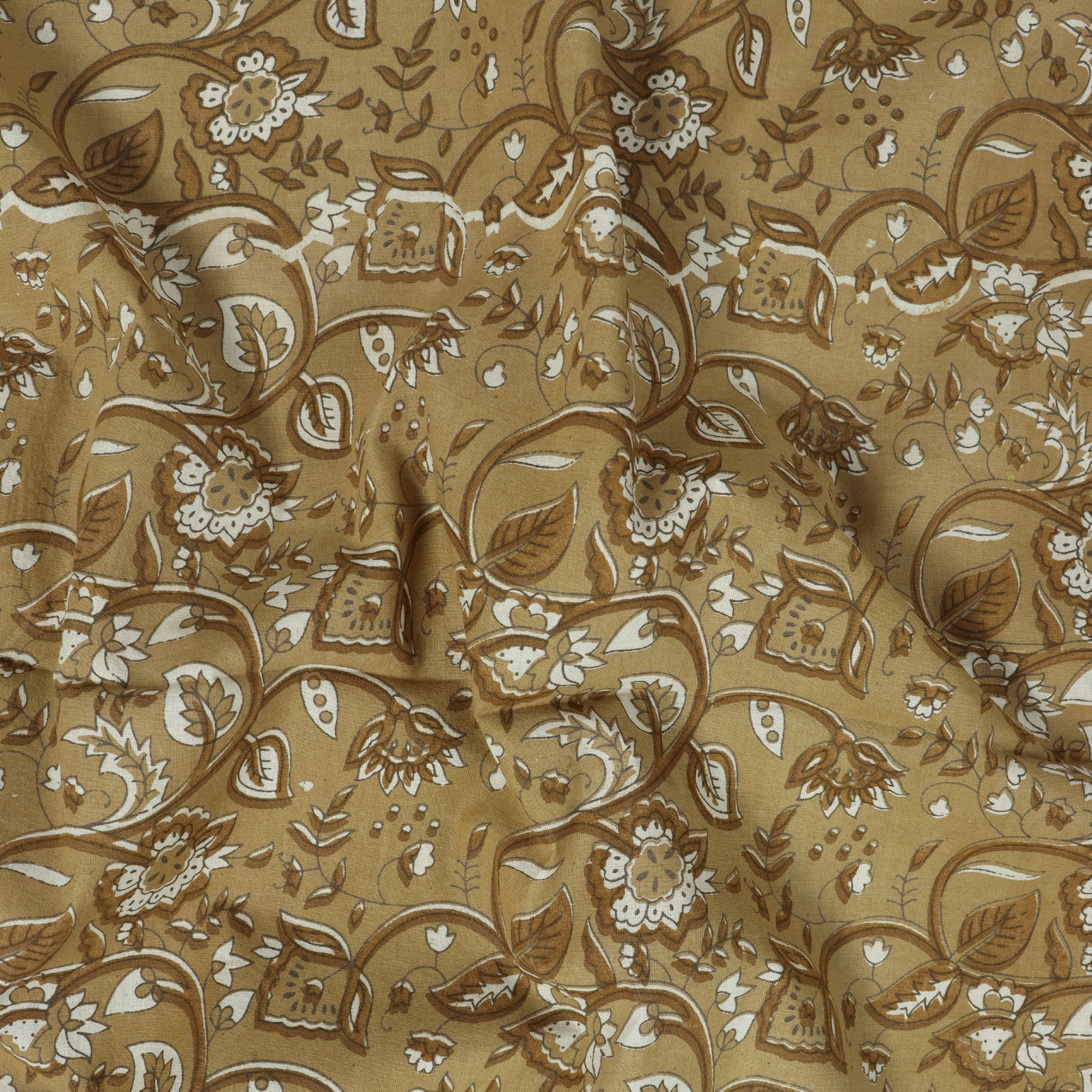 Stylish Hand Block Printed Dabu Fabric