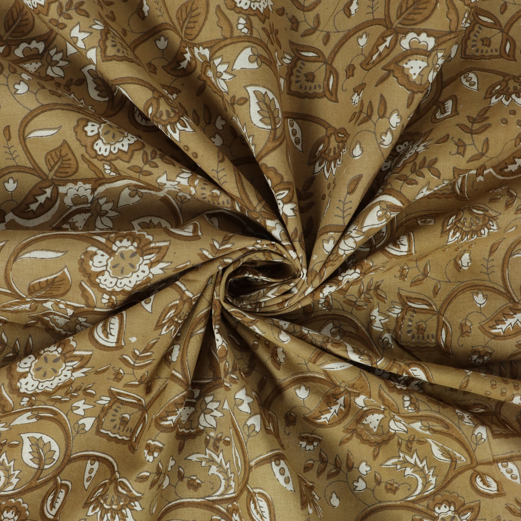 Stylish Hand Block Printed Dabu Fabric