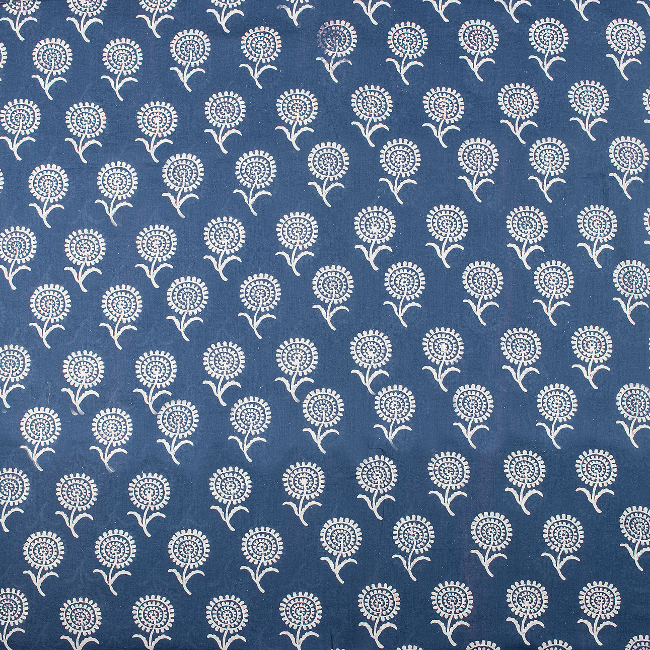 Sustainable Block Printed Discharge Fabric