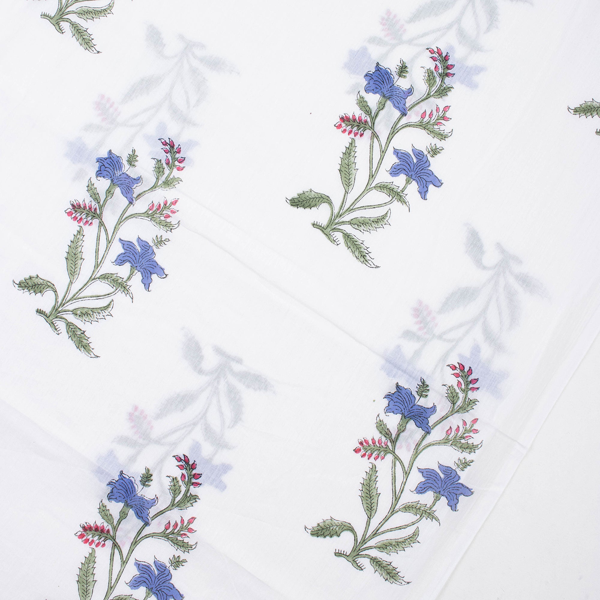 Sustainable Hand Block Printed Pure Cotton Fabric