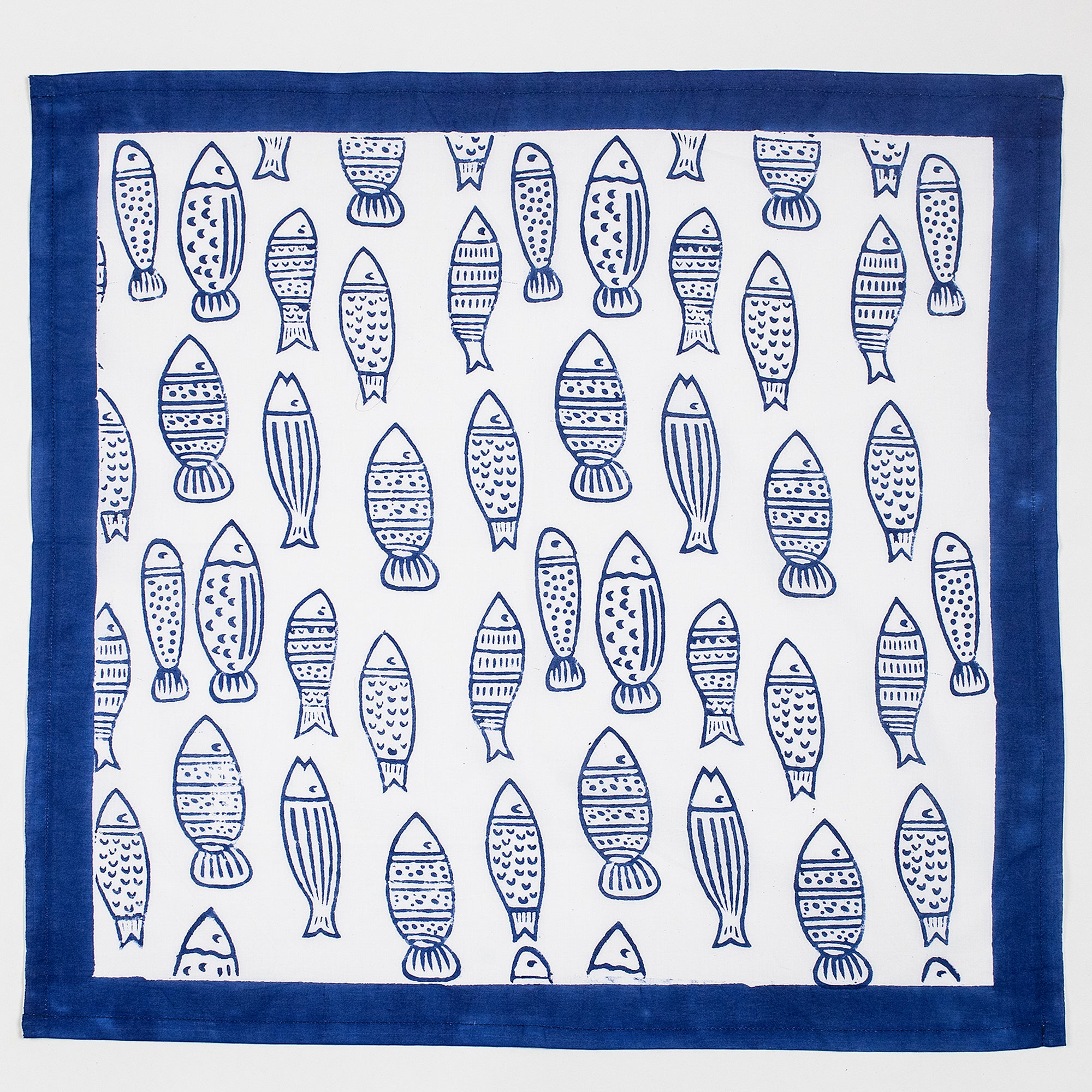 Animal Hand Blocked Printed Cotton Kitchen Napkin Cloth