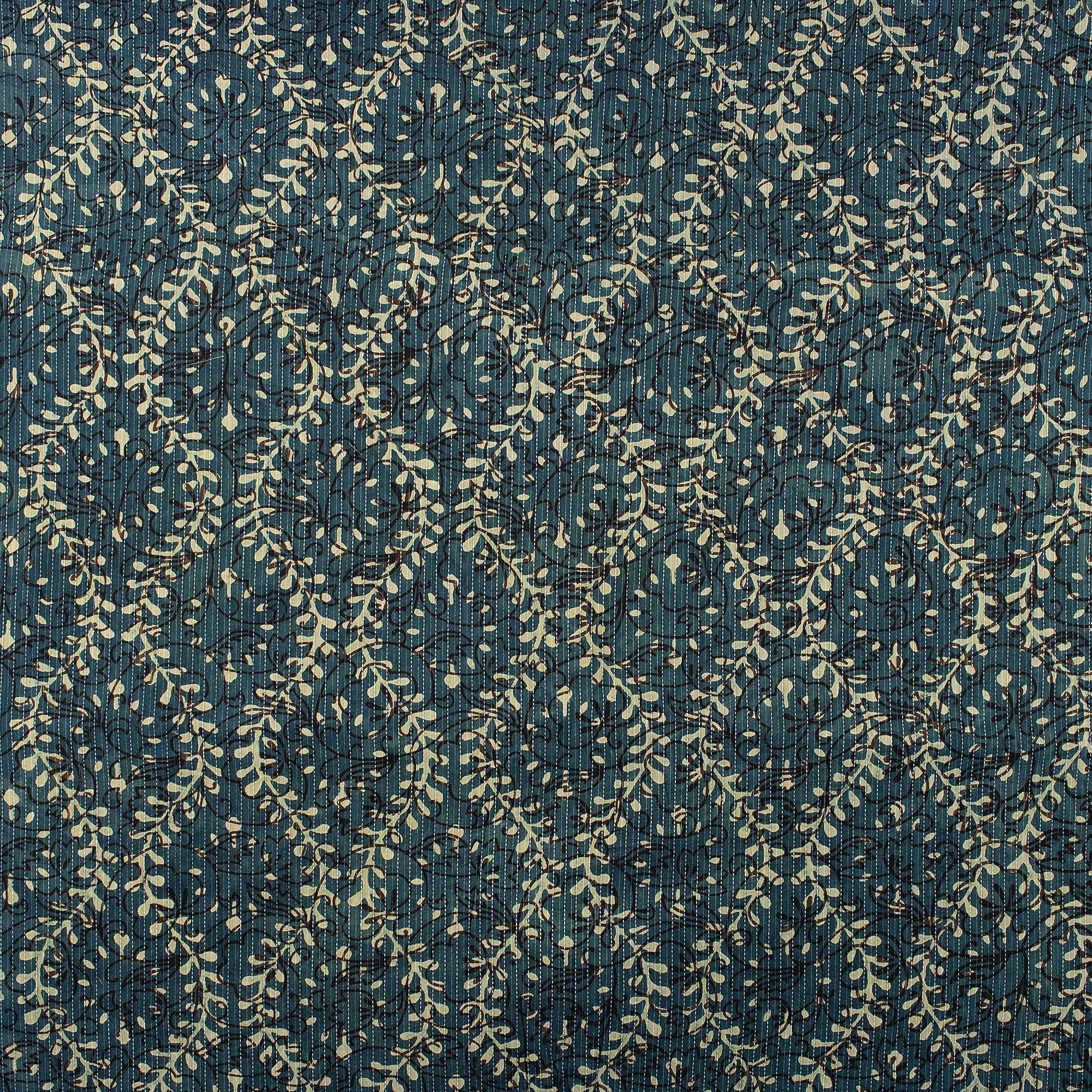 Trendy Dabu Hand Block Printed Cotton Fabric Yard