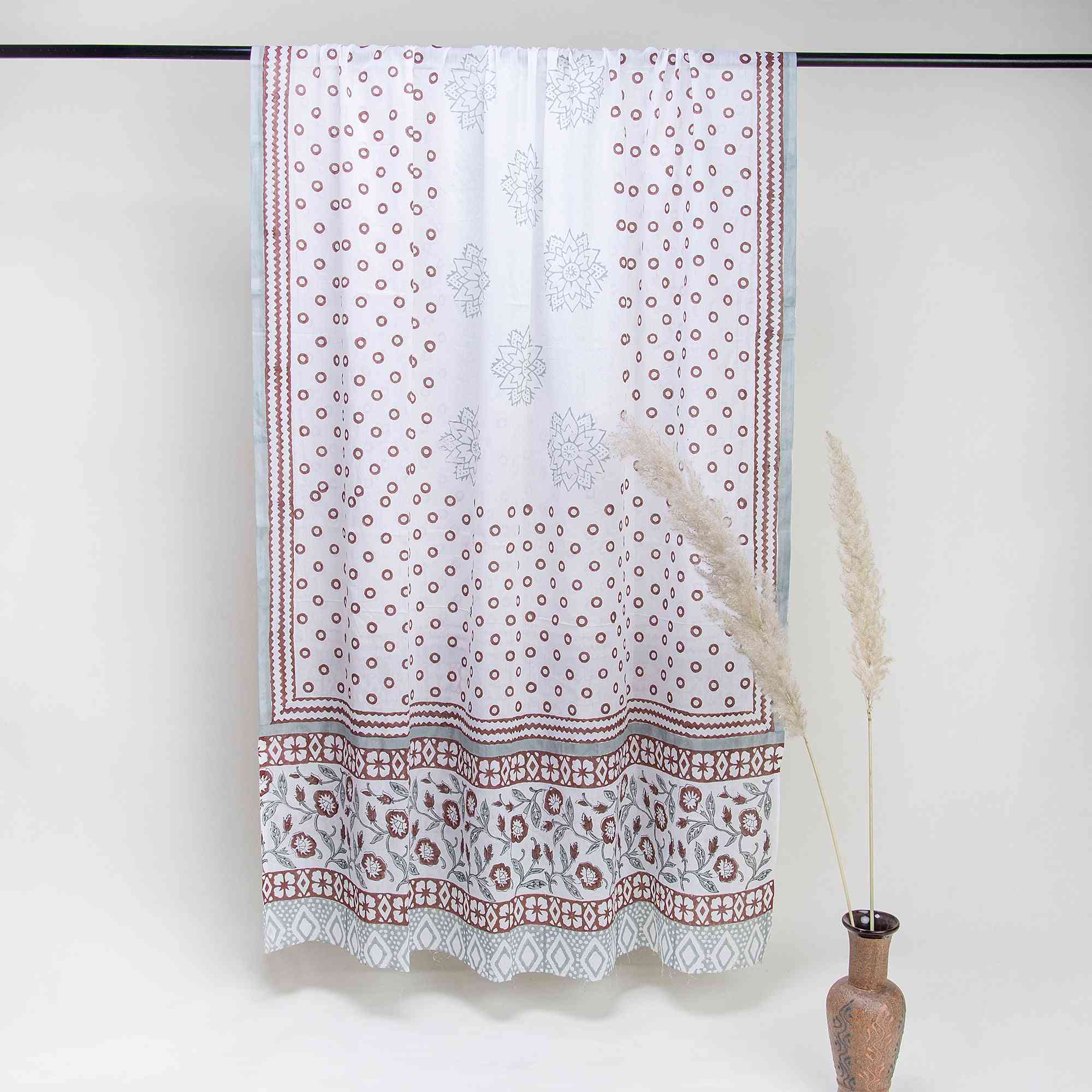 Multicolor Pure Cotton Suits with Cotton Dupatta