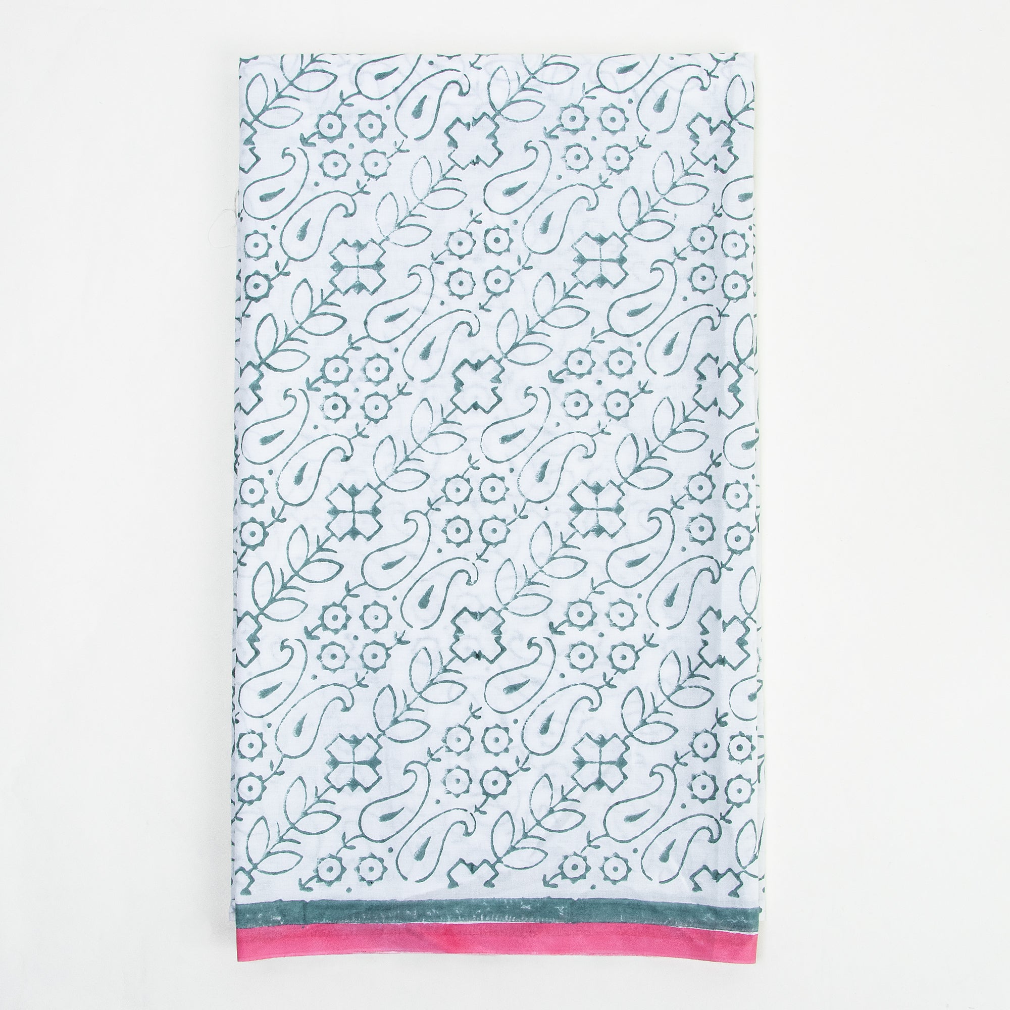 Handmade Cotton Plain Simple Suit Design with Cotton Dupatta