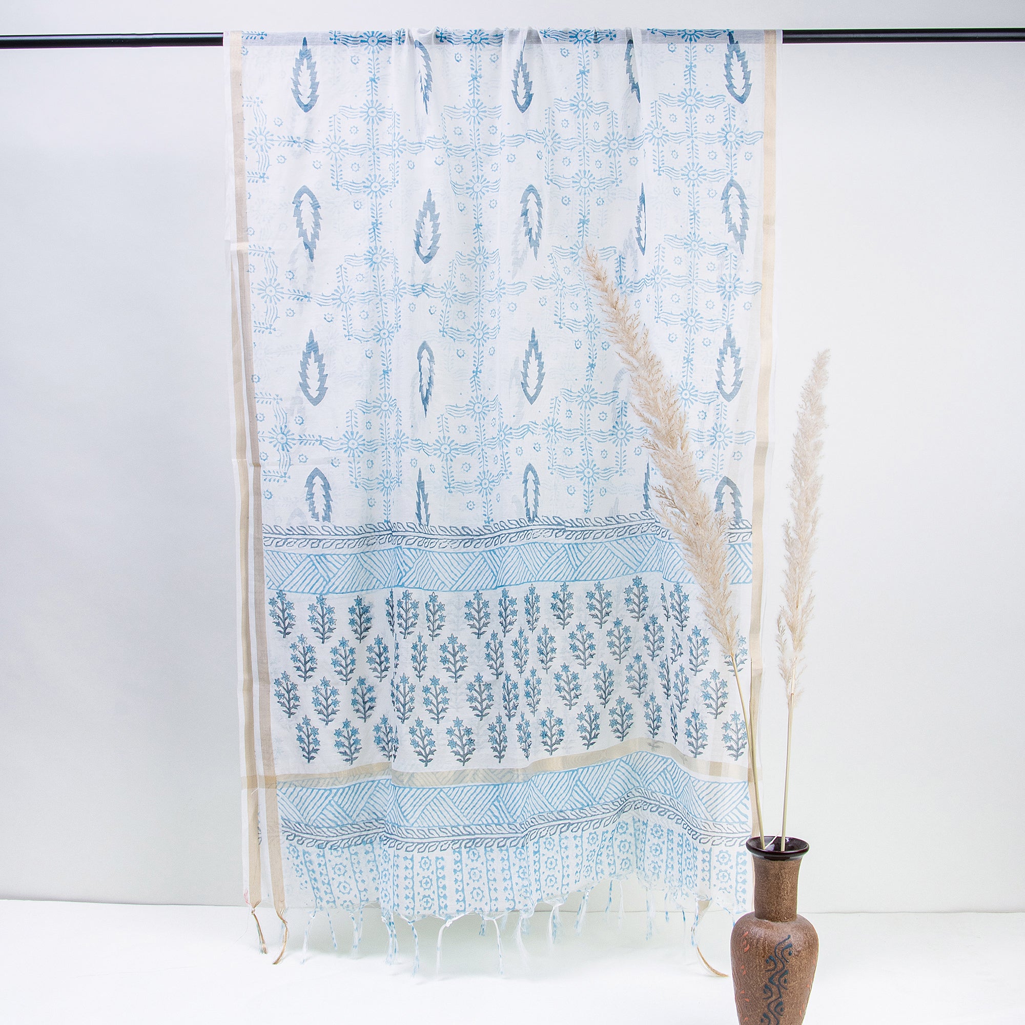Handmade Pure Cotton Suits Sets with Cotton Dupatta