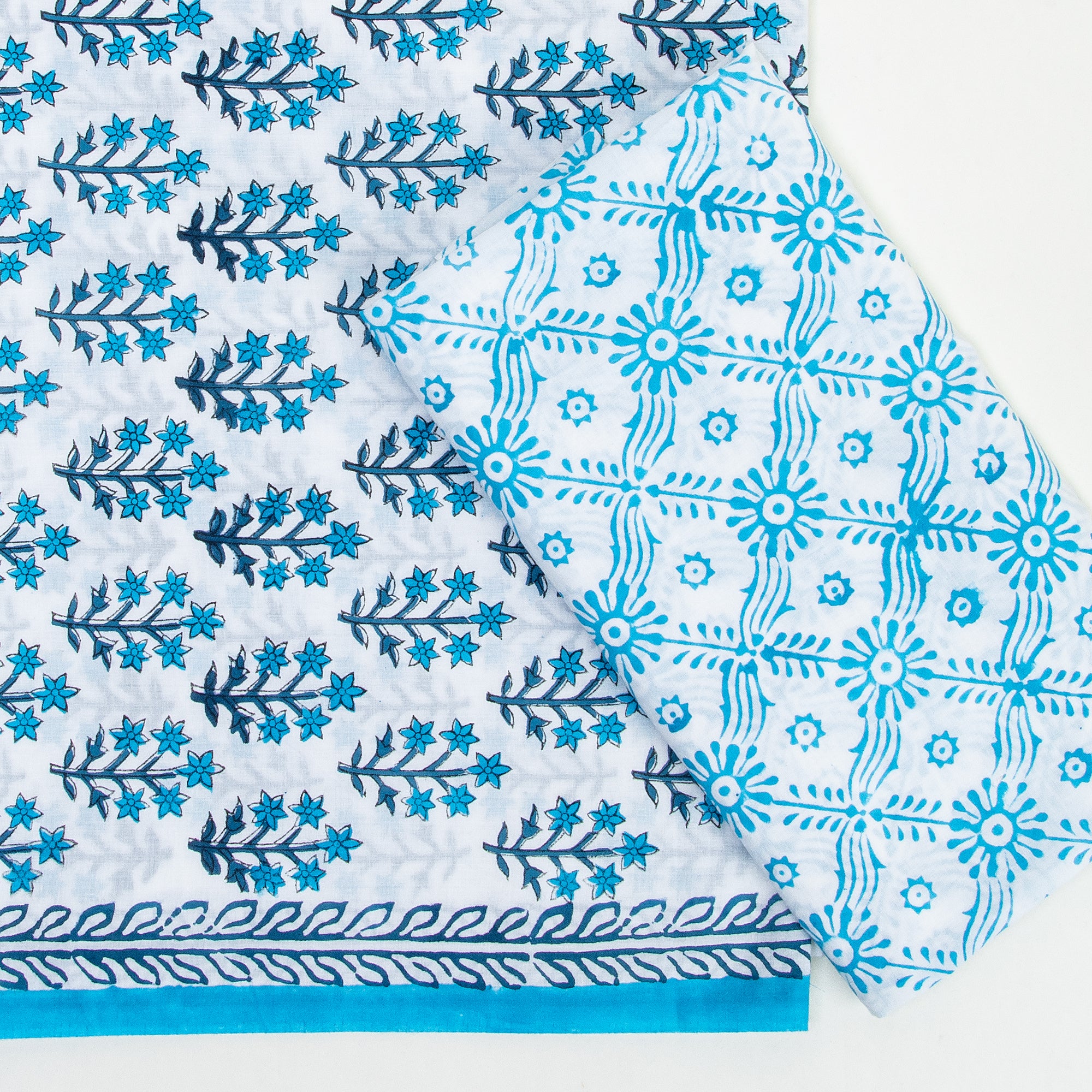 Handmade Pure Cotton Suits Sets with Cotton Dupatta