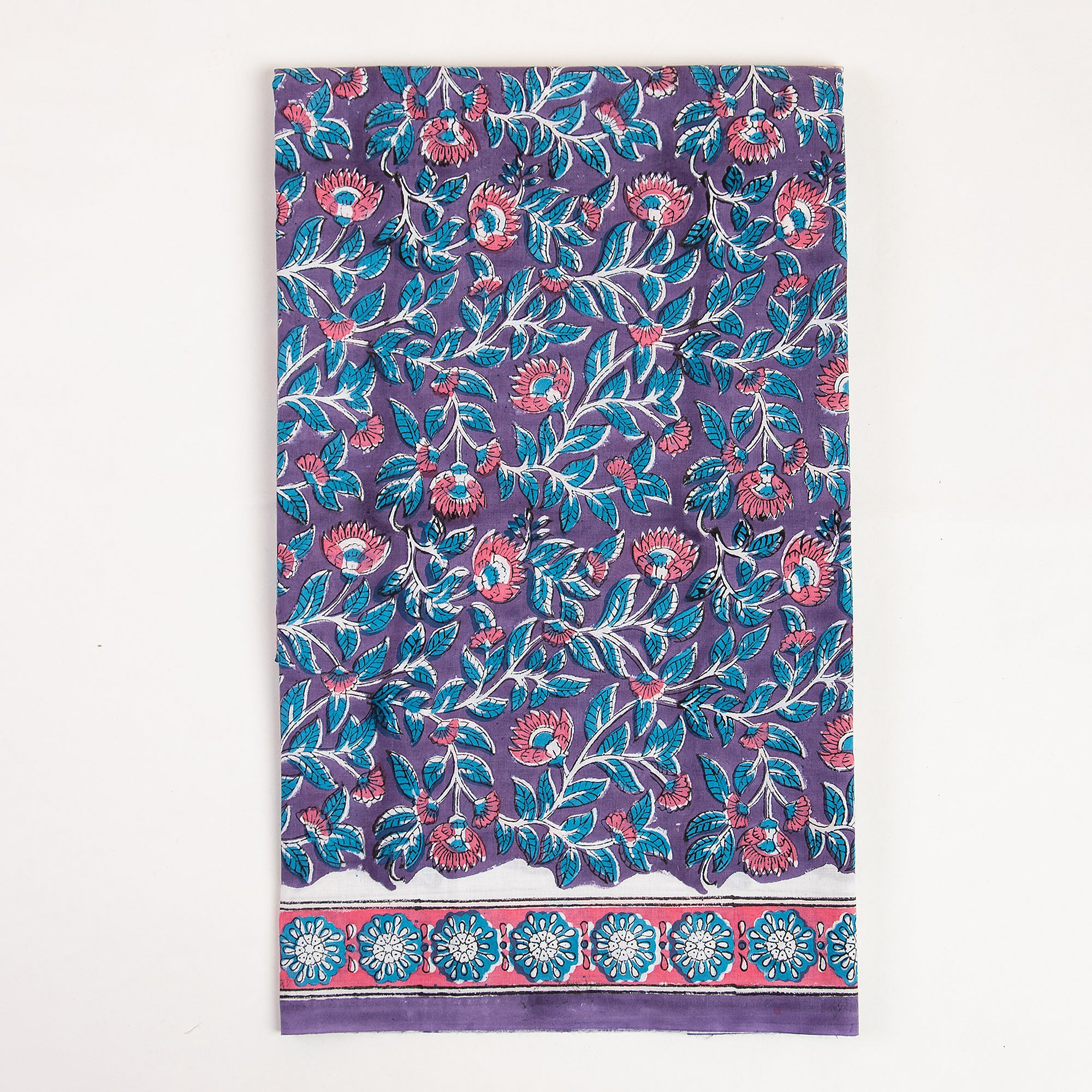 Leaf Print Hand Block Kota Dupatta & Unstitched Cotton Suits Online