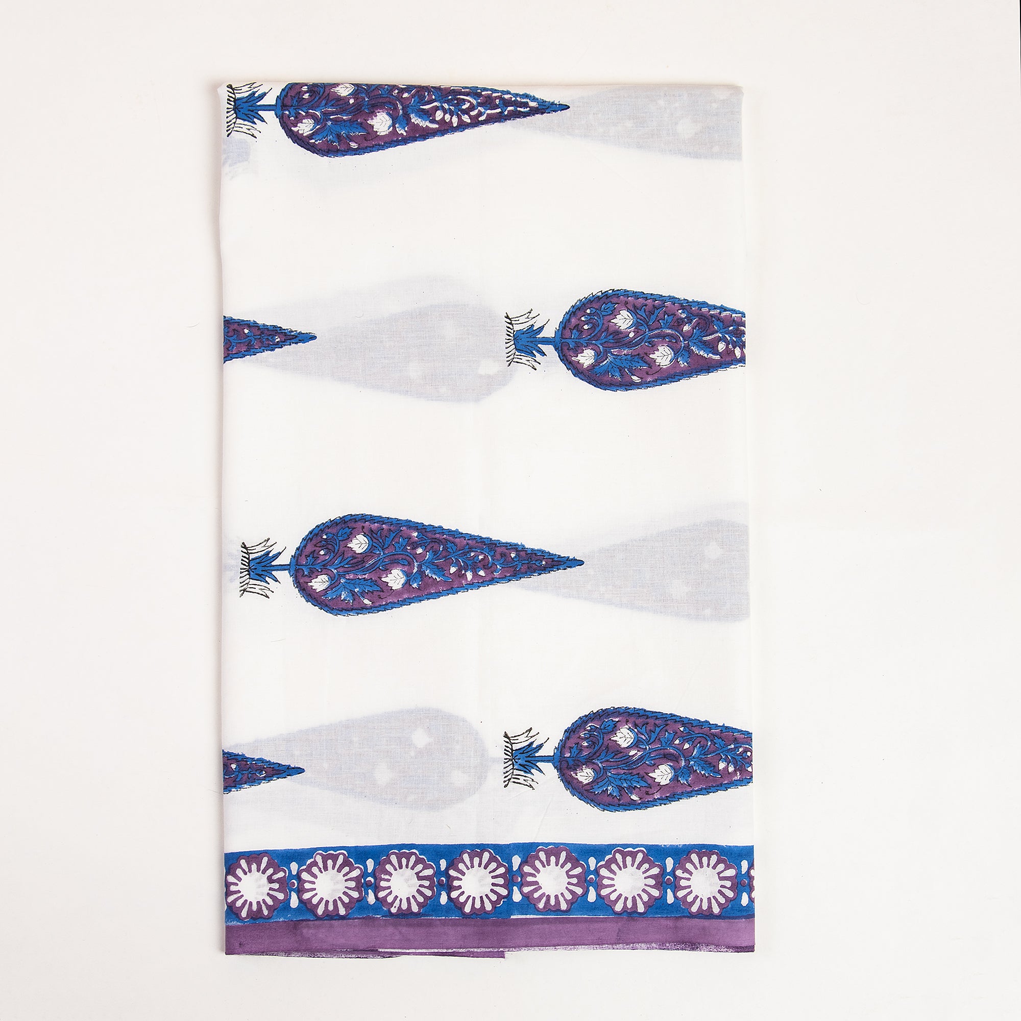 Leaf Print Hand Block Kota Dupatta & Unstitched Cotton Suits Online