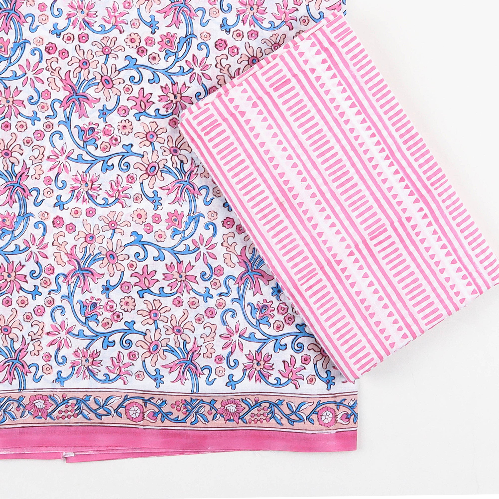 Rangoli Printed Unstitched Salwar Suits & Cotton Dupatta