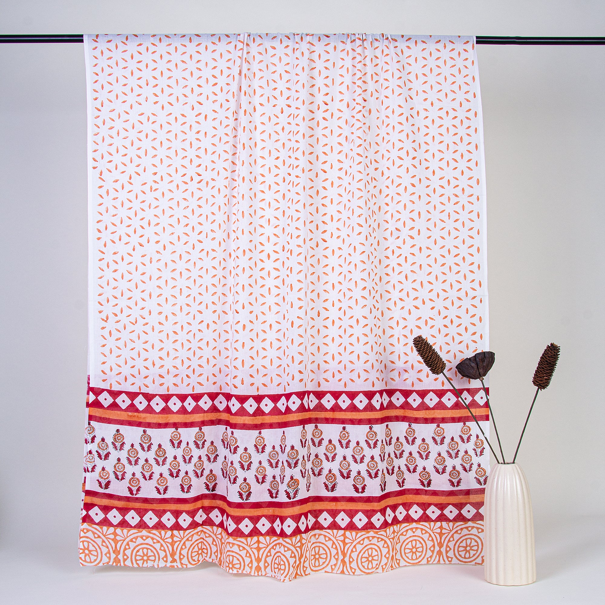 Pink 3 Piece Suit for Women Cotton Block Print Suits