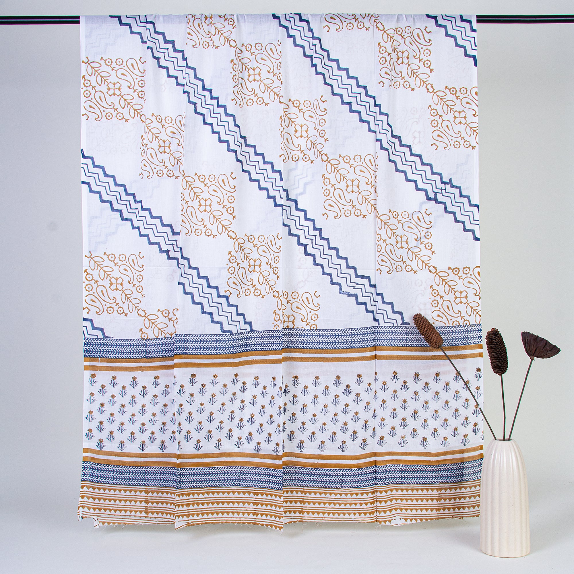 Jaipuri Cotton Suits With Cotton Dupatta
