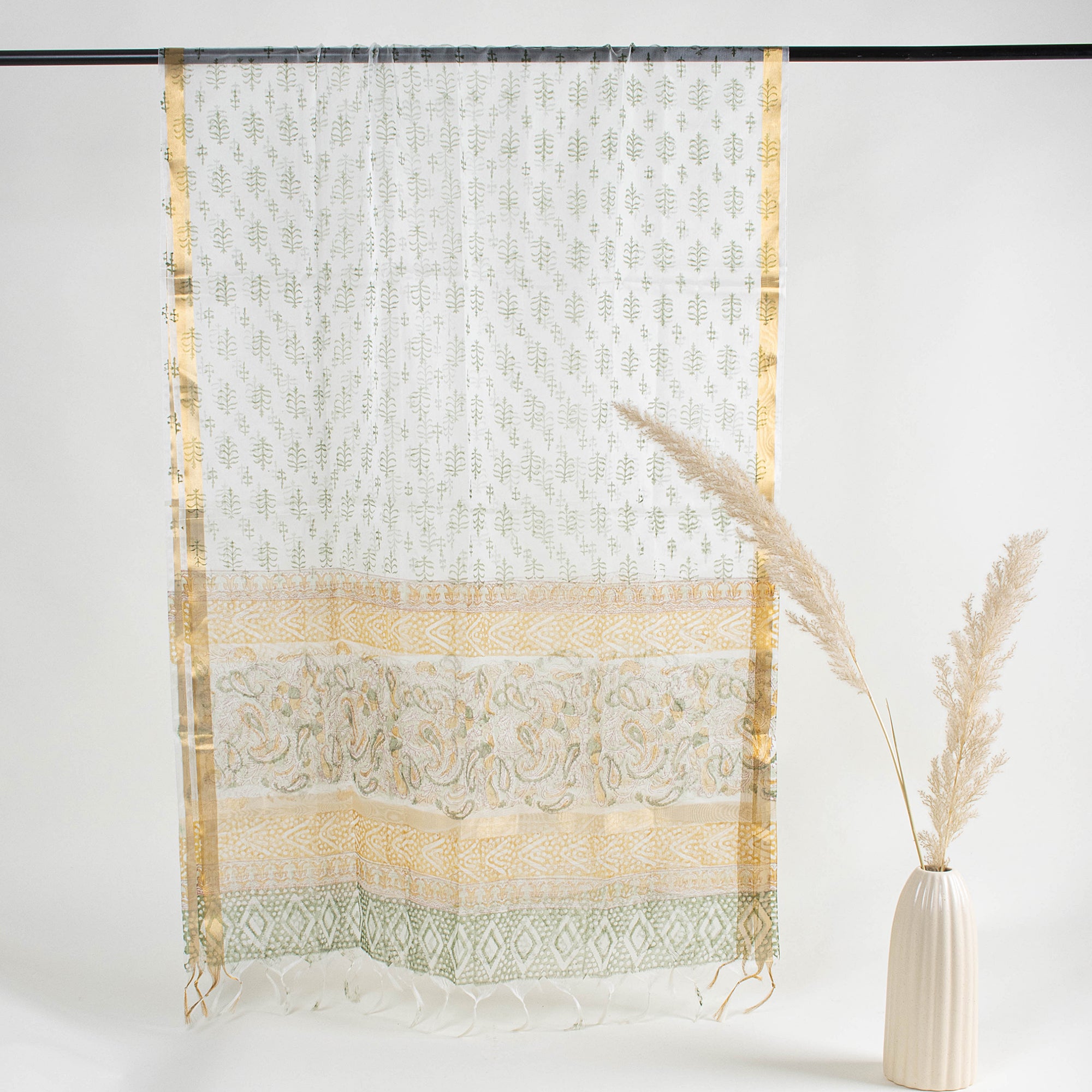 Women 3 Piece Set Dress Material with Kota Doria Dupatta