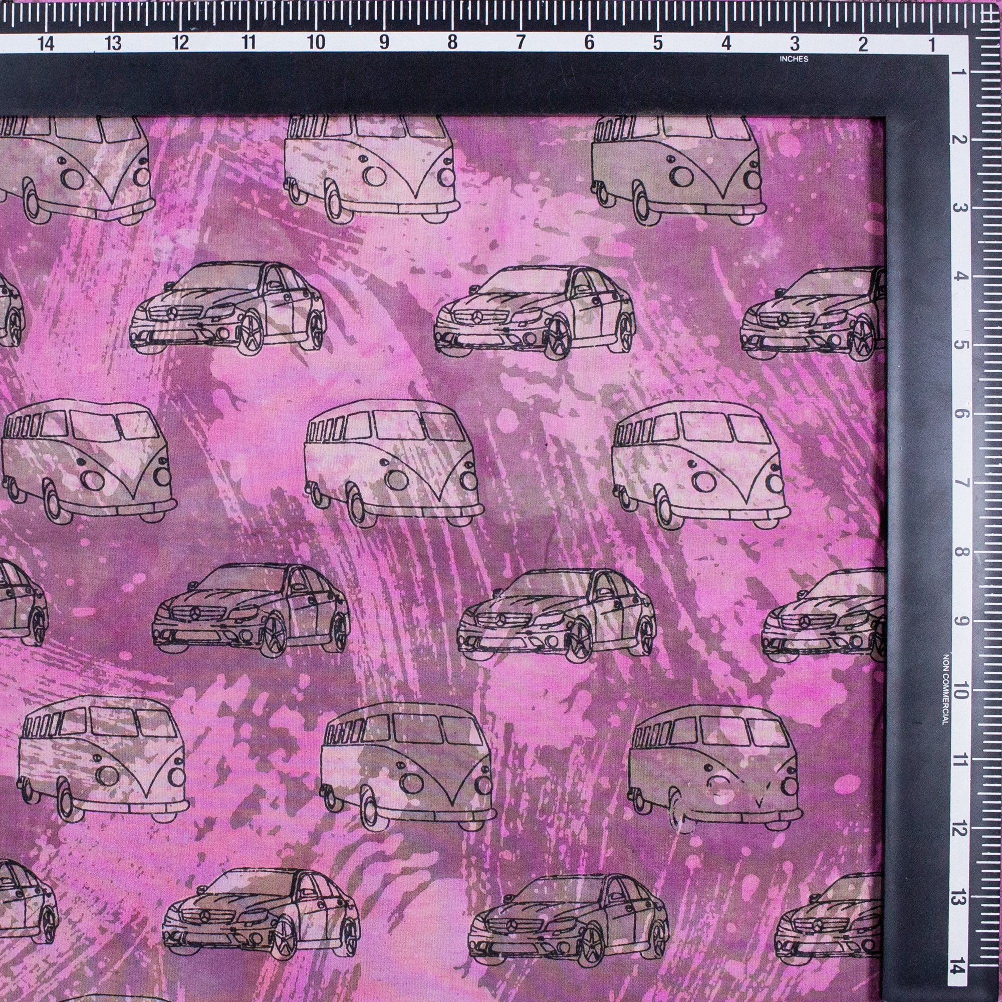 Vehicle Dabu Hand Block Print Fabric