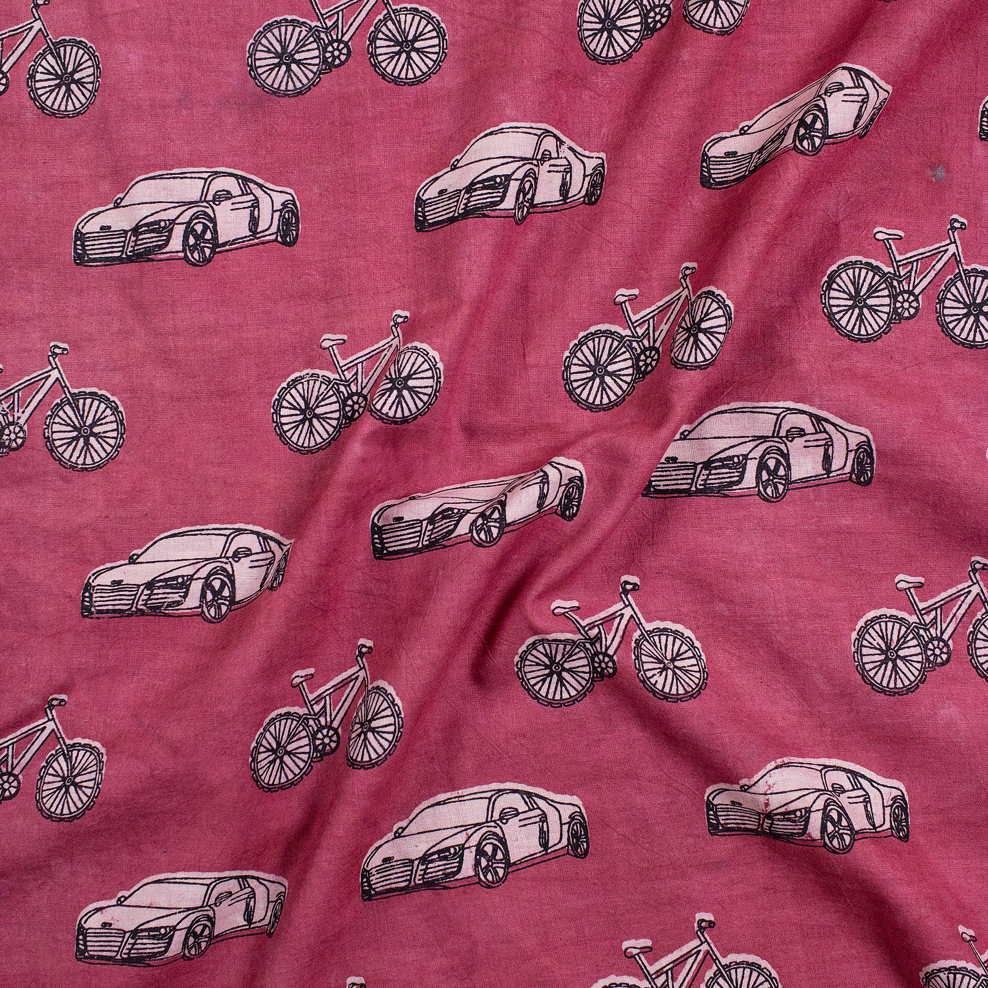 Veshicle Soft Cotton Dabu Hand Block Print Fabric