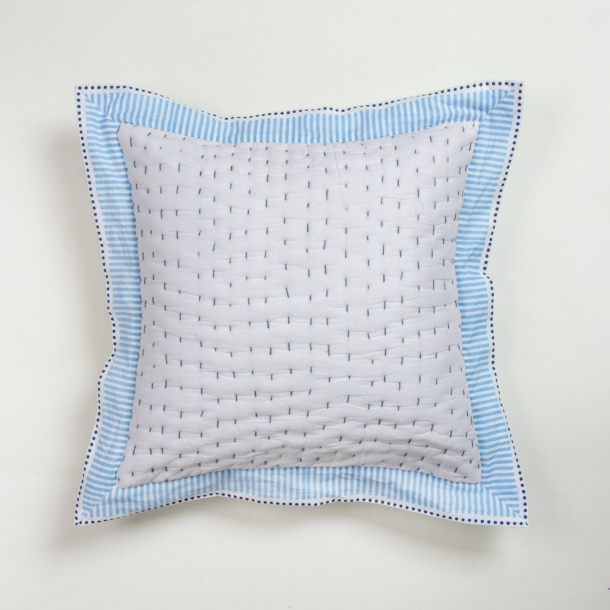 Vintage Kantha Cotton Quilted Cushion Covers