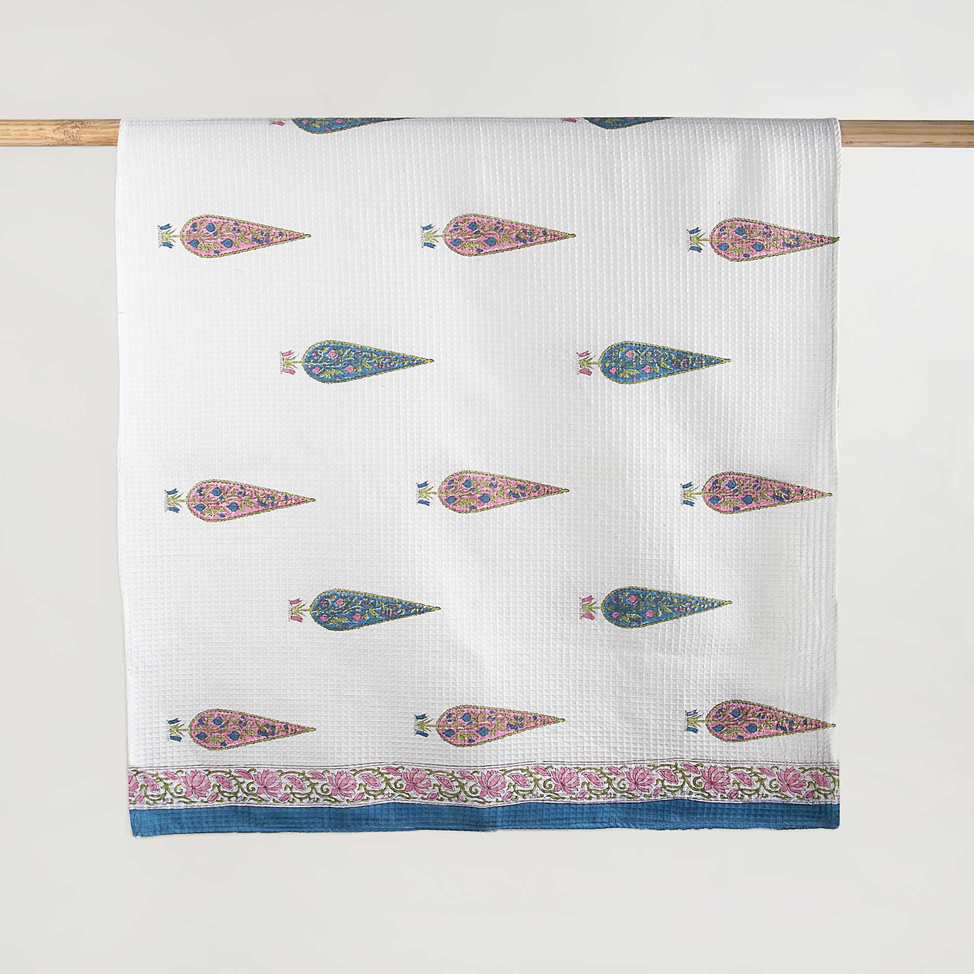 Leaf Design Soft Cotton Bath Towel Set