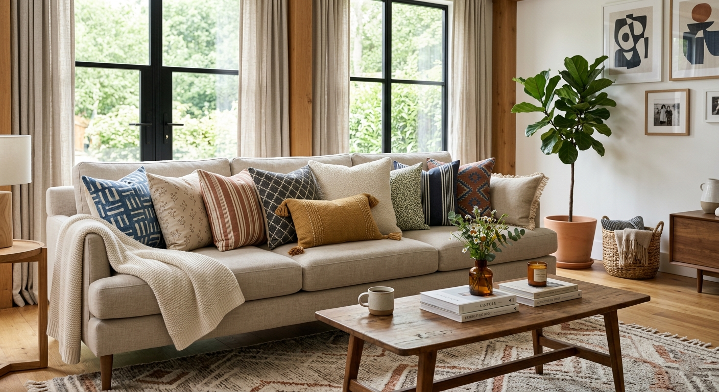 10 Sofa Cushion Cover Ideas to Refresh Your Living Room