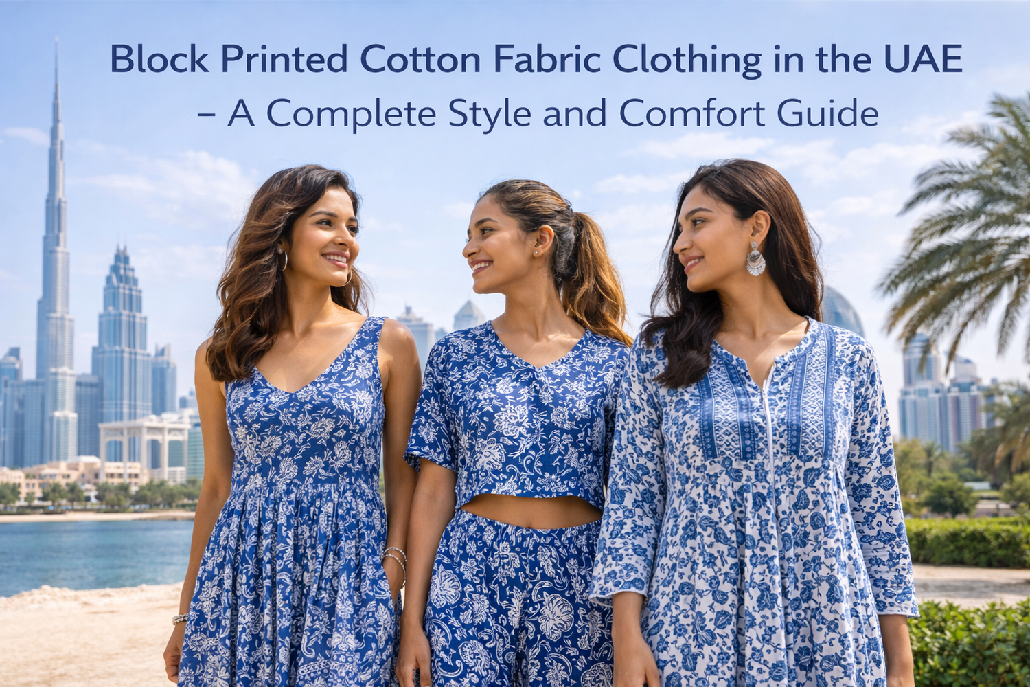 Block Printed Cotton Fabric Clothing in the UAE