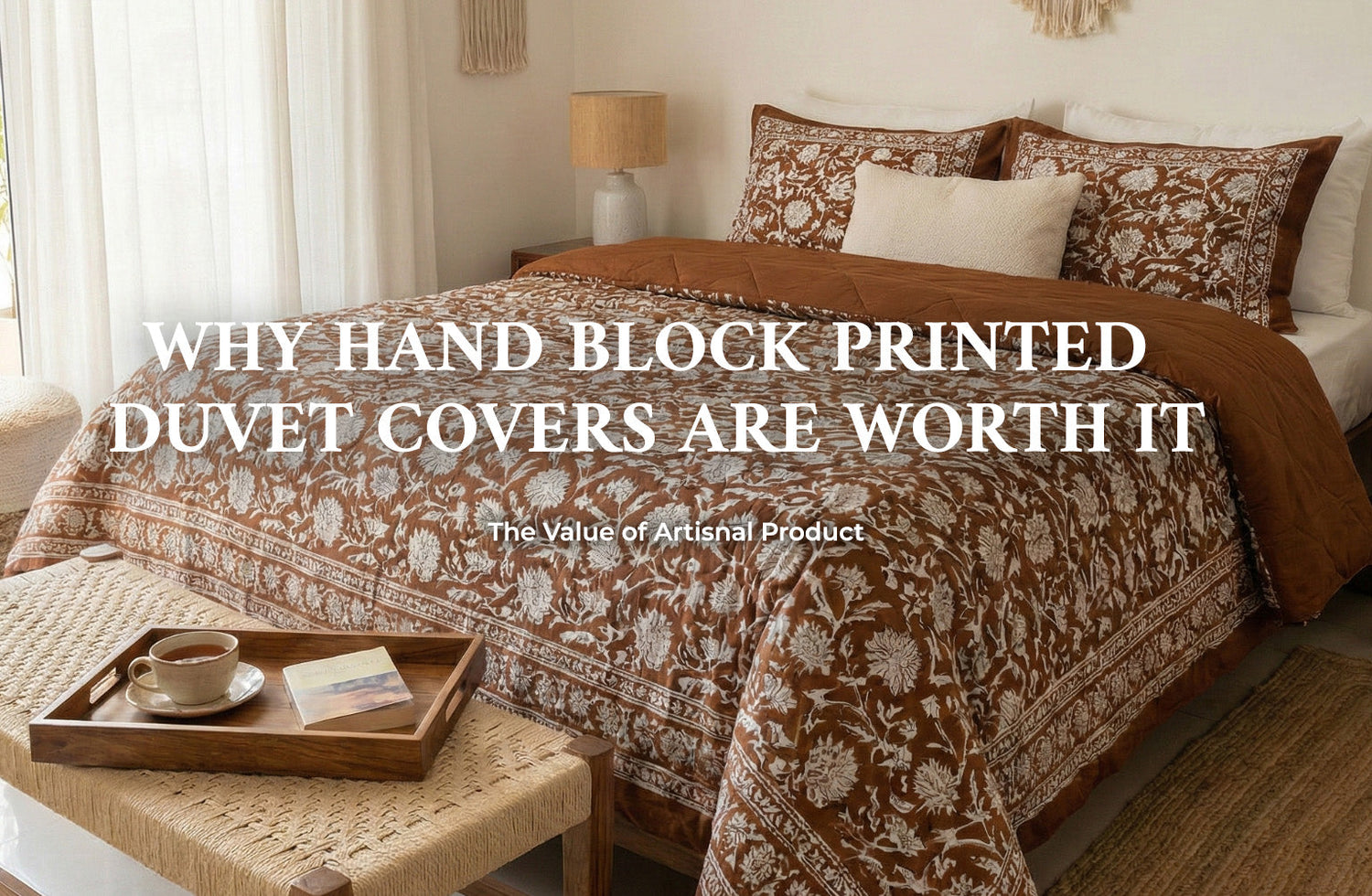 Hand Block Printed Duvet Covers
