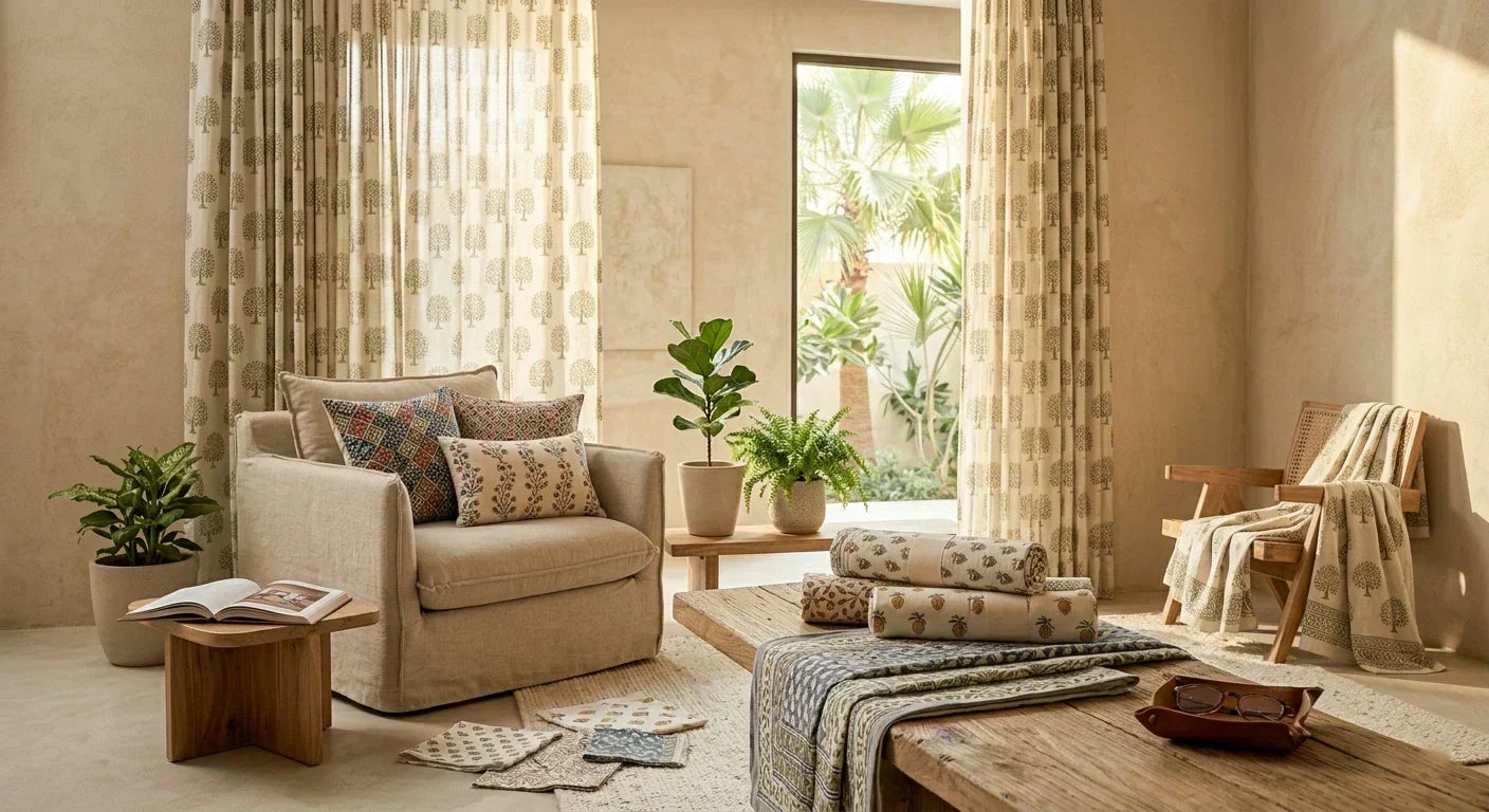Hand-Block Printed Home