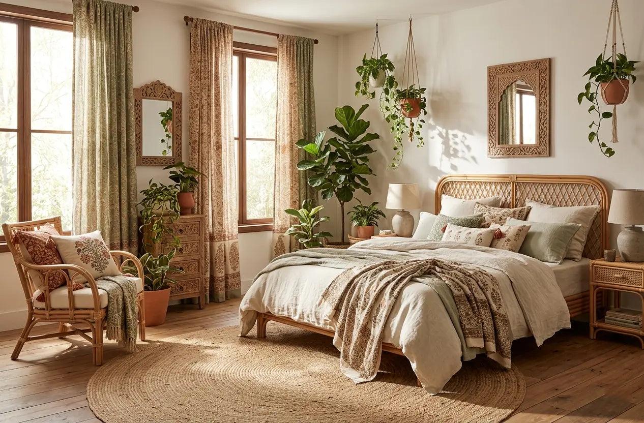 Indian Block Print Curtains