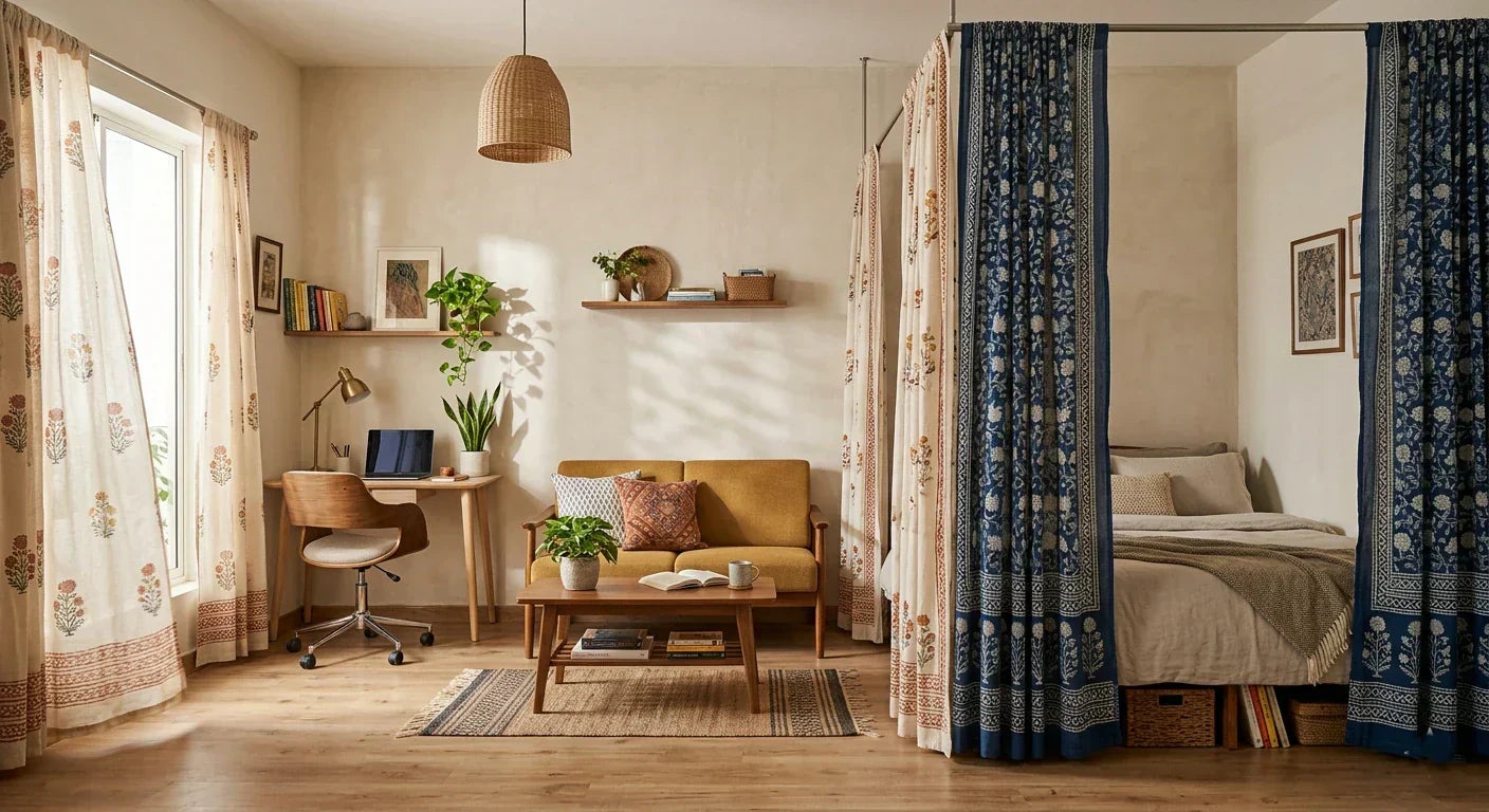 Block Print Curtains in USA