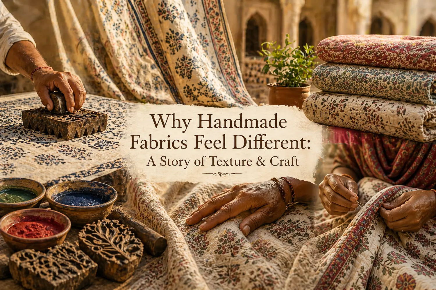 Handmade Fabrics Feel Different: A Story of Texture & Craft