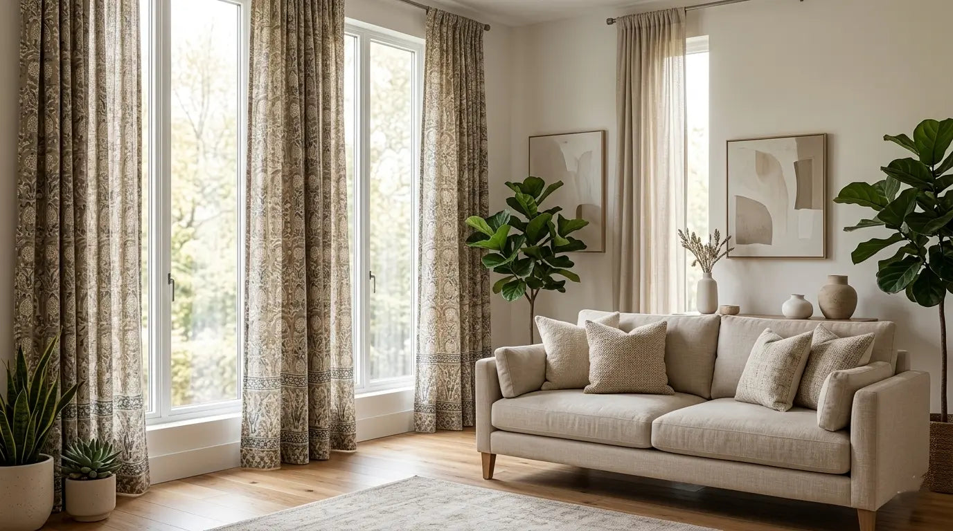 Cotton is the Best Fabric for Hand Block Print Curtains in the USA