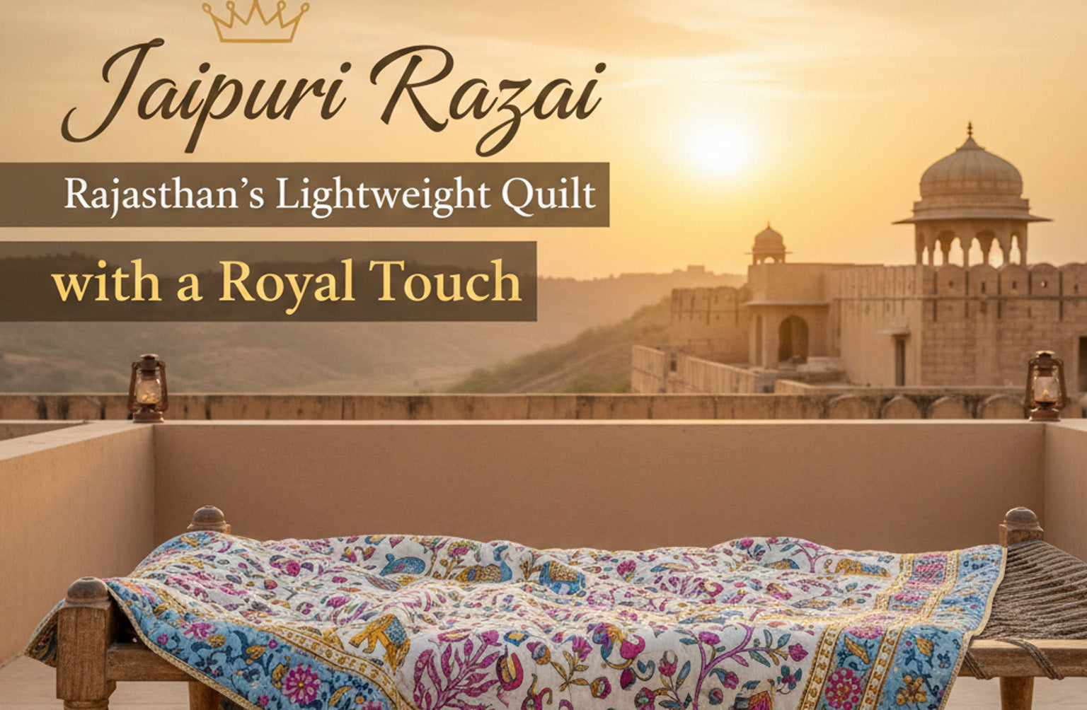 Jaipuri Razai Royal Touch
