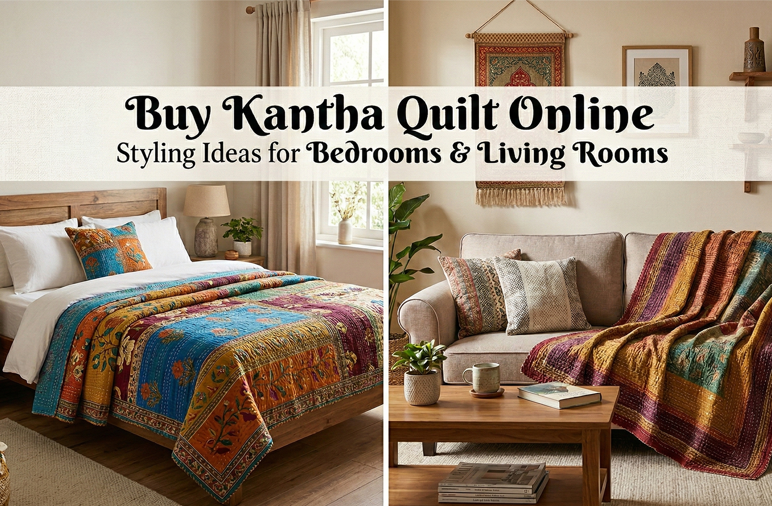 Buy Kantha Quilt Online
