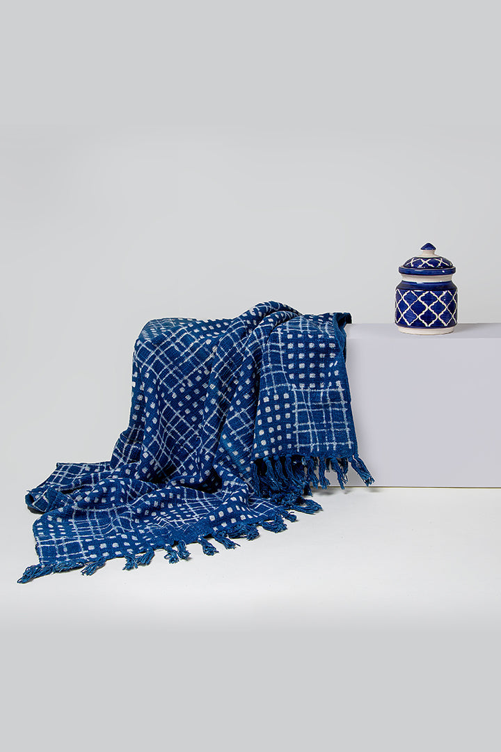 Indigo Throw